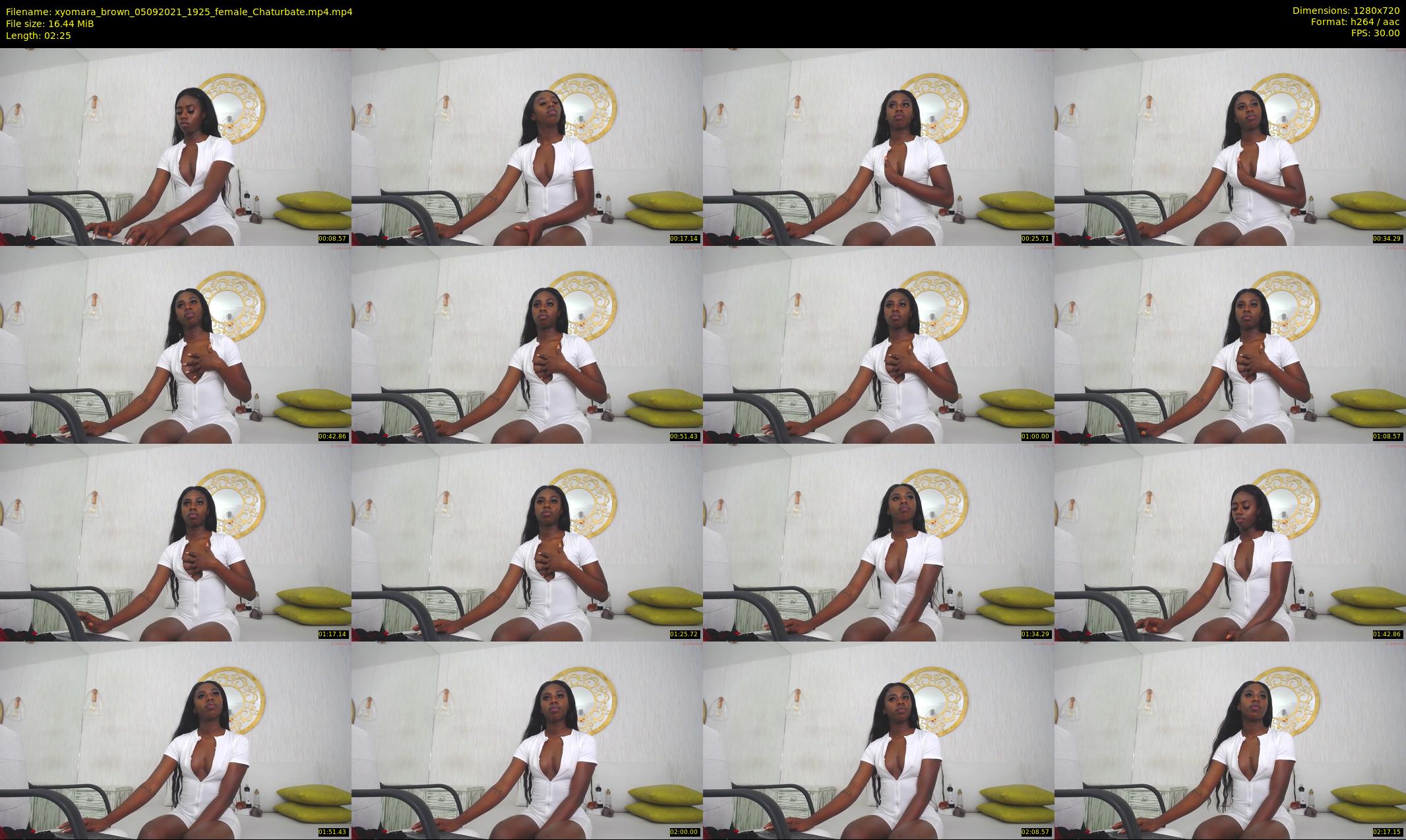 xyomara_brown — 3 minute Chaturbate female cam show recording, 720p, Sep 5, 2021
