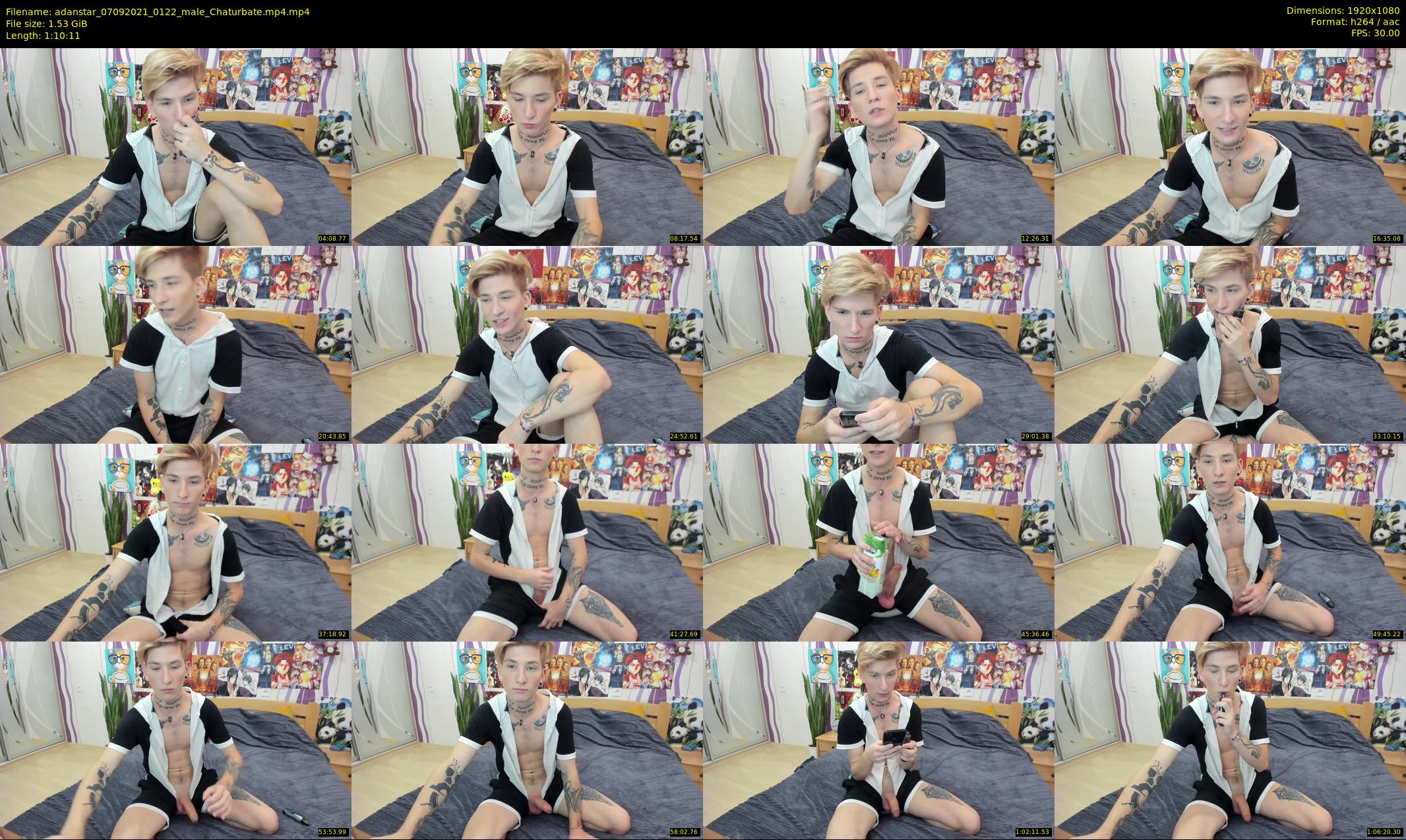 adanstar — 71 minute Chaturbate male cam show recording, 1080p, Sep 7, 2021