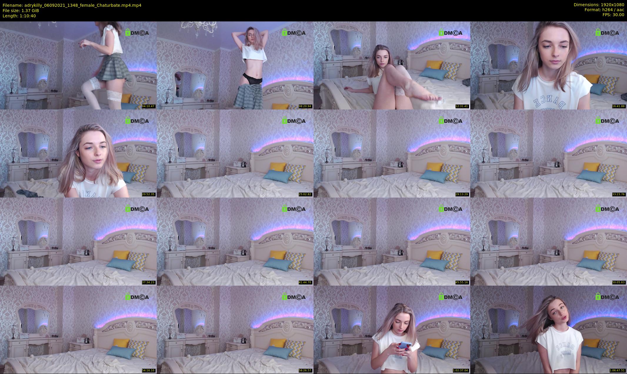 adrykilly — 71 minute Chaturbate female cam show recording, 1080p, Sep 6, 2021