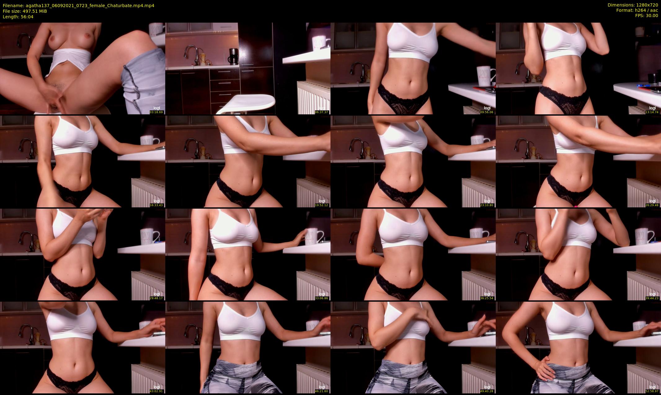 agatha137 — 57 minute Chaturbate female cam show recording, 720p, Sep 6, 2021