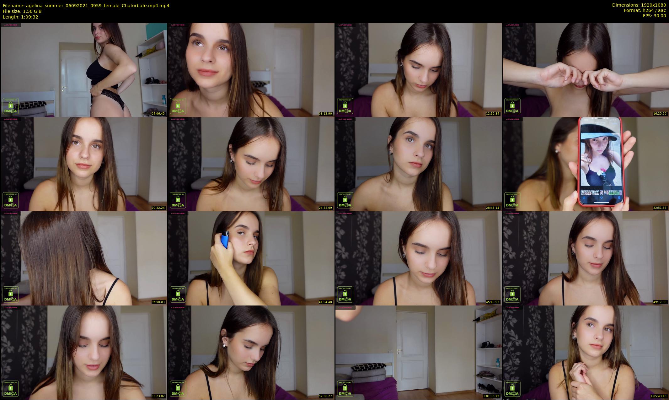 agelina_summer — 70 minute Chaturbate female cam show recording, 1080p, Sep 6, 2021