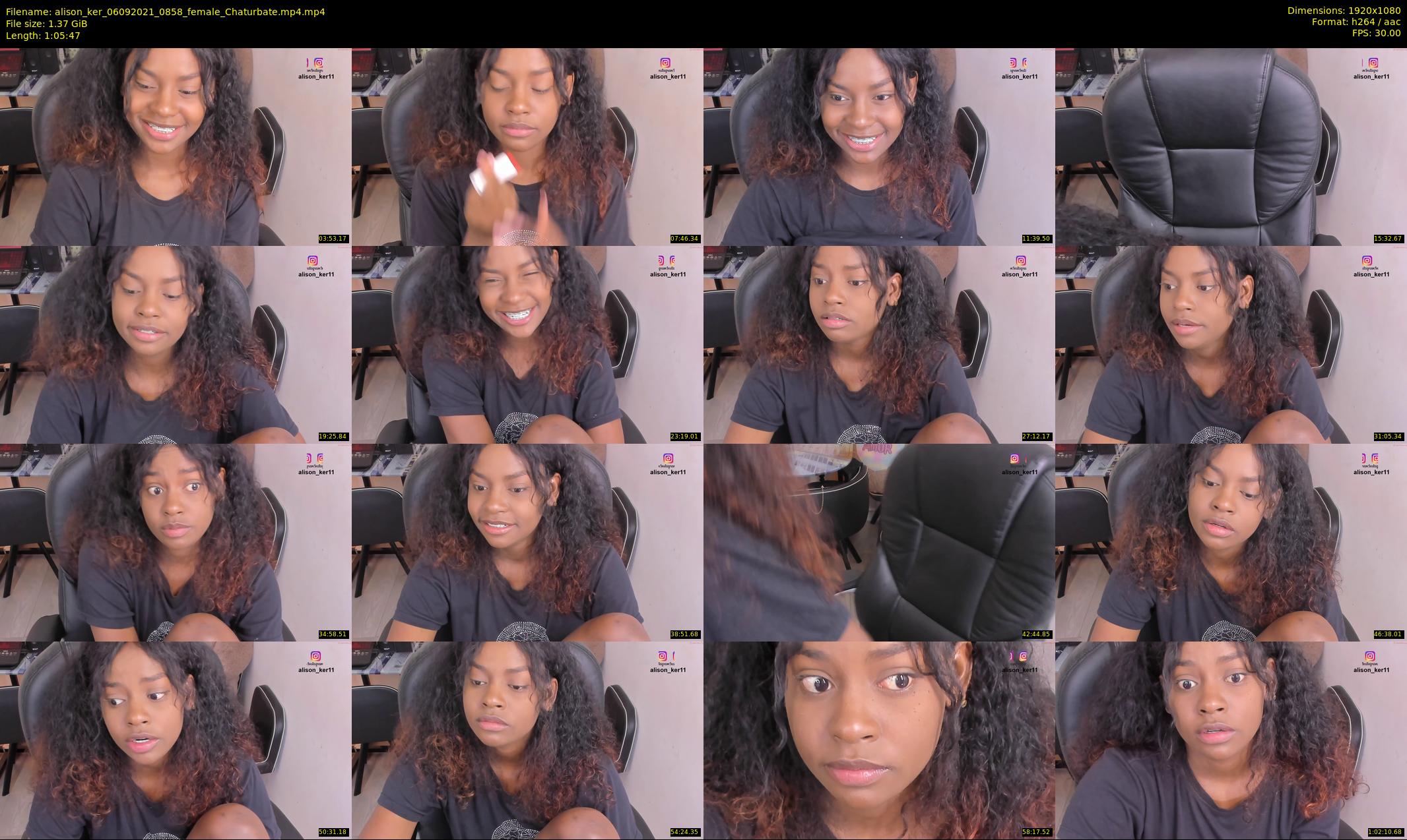 alison_ker — 66 minute Chaturbate female cam show recording, 1080p, Sep 6, 2021