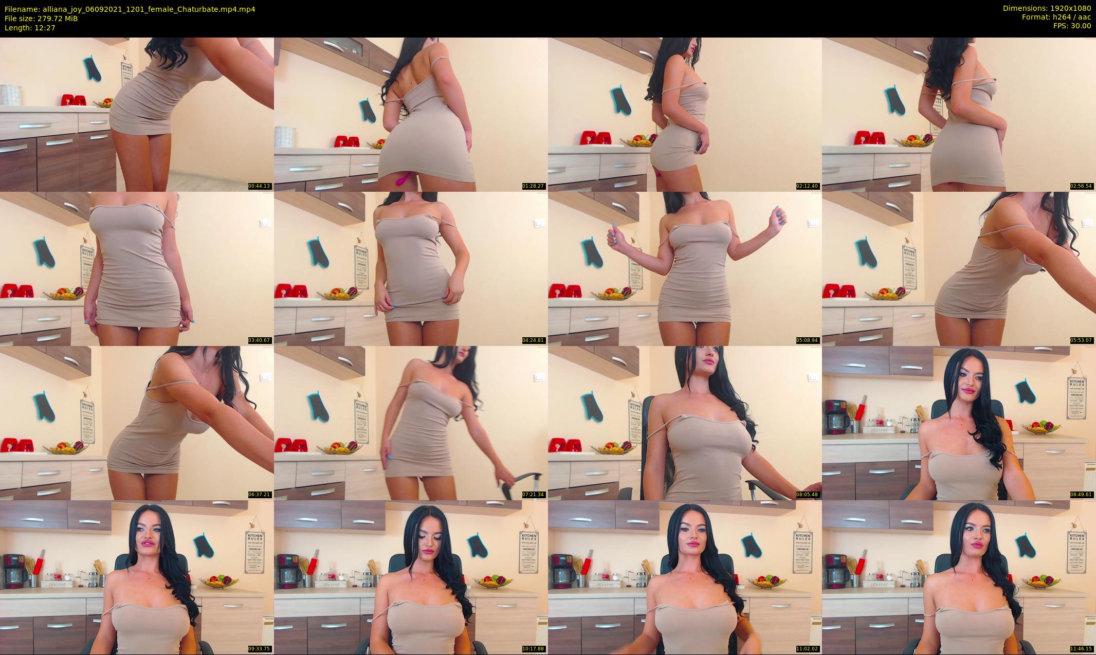 alliana_joy — 13 minute Chaturbate female cam show recording, 1080p, Sep 6, 2021
