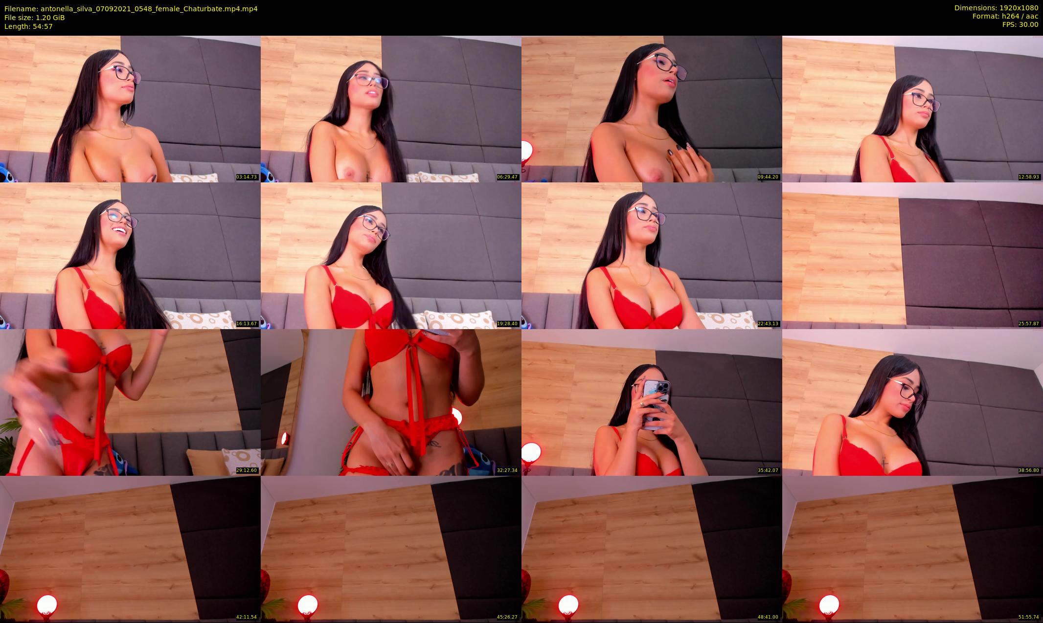 antonella_silva — 55 minute Chaturbate female cam show recording, 1080p, Sep 7, 2021