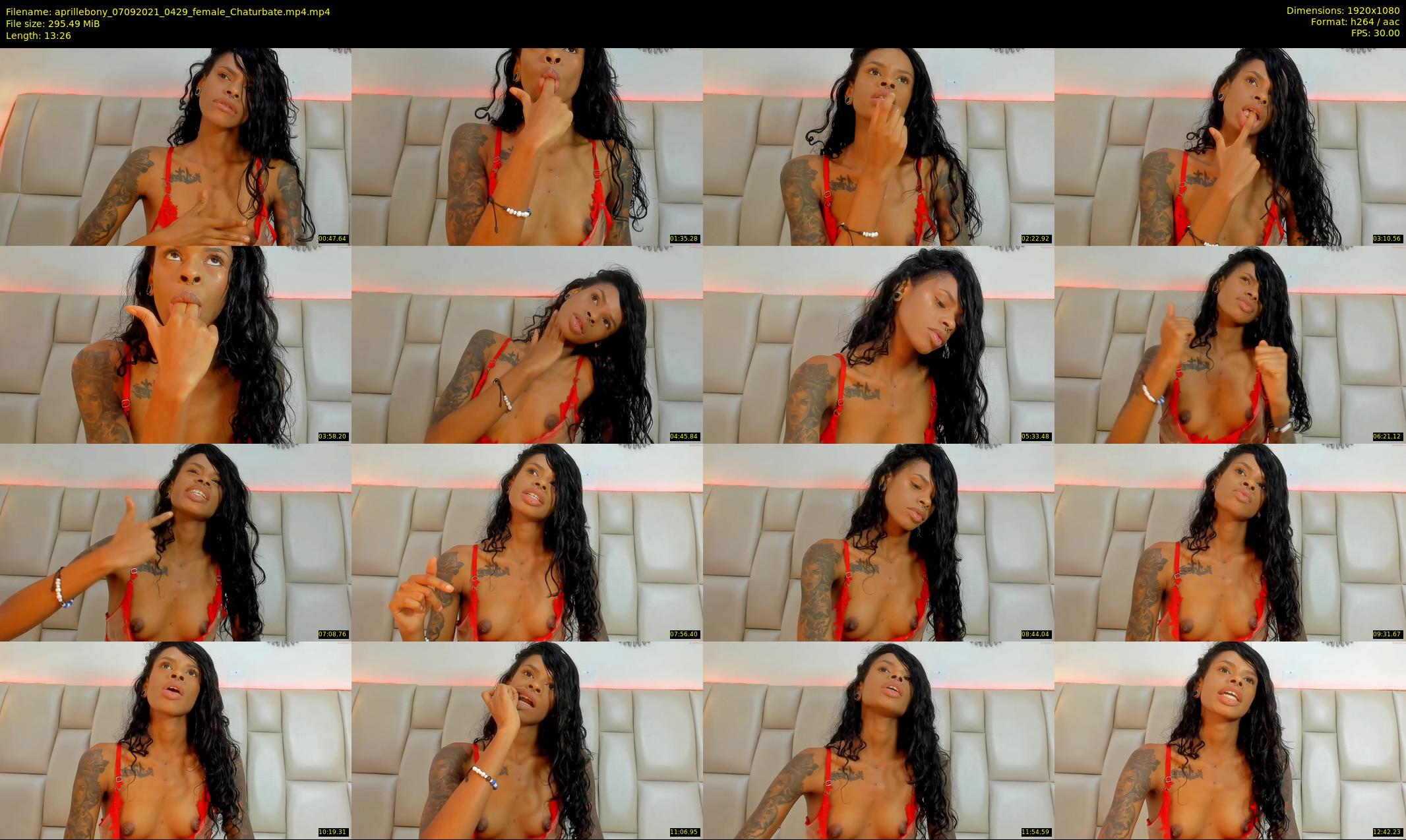aprillebony — 14 minute Chaturbate female cam show recording, 1080p, Sep 7, 2021