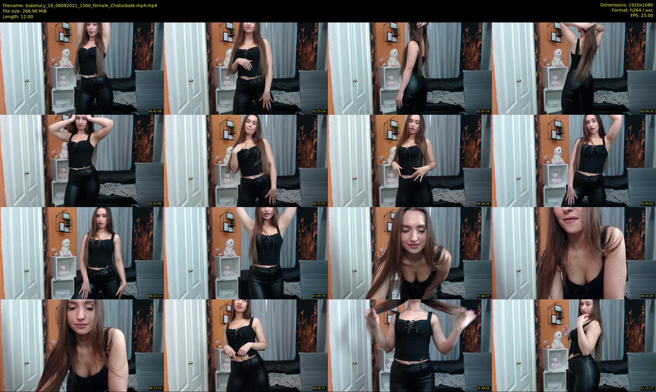 babelucy_18 — 12 minute Chaturbate female cam show recording, 1080p, Sep 6, 2021