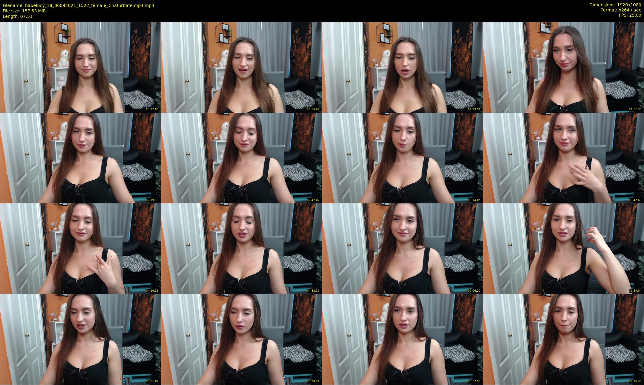 babelucy_18 — 8 minute Chaturbate female cam show recording, 1080p, Sep 6, 2021