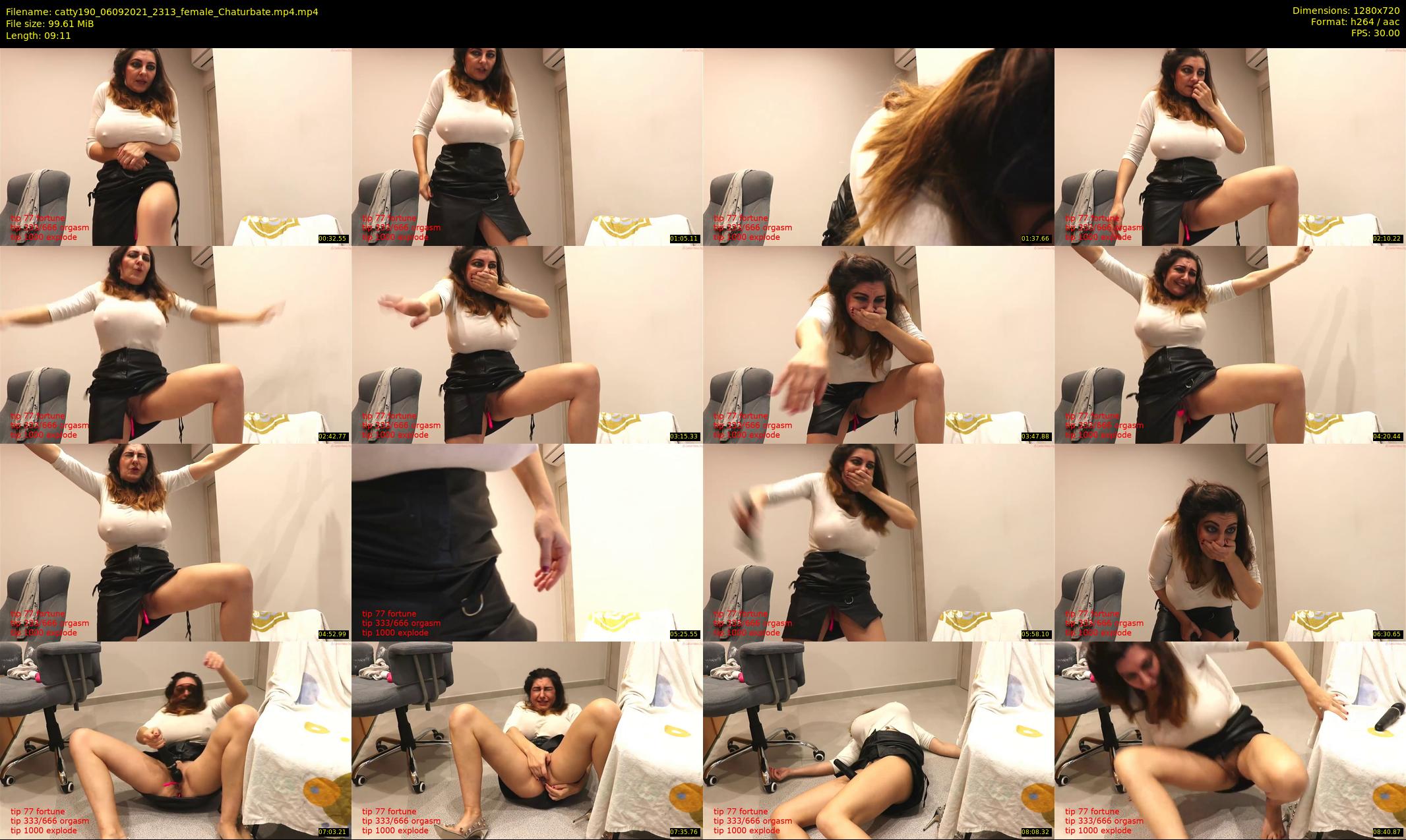 catty190 — 10 minute Chaturbate female cam show recording, 720p, Sep 6, 2021