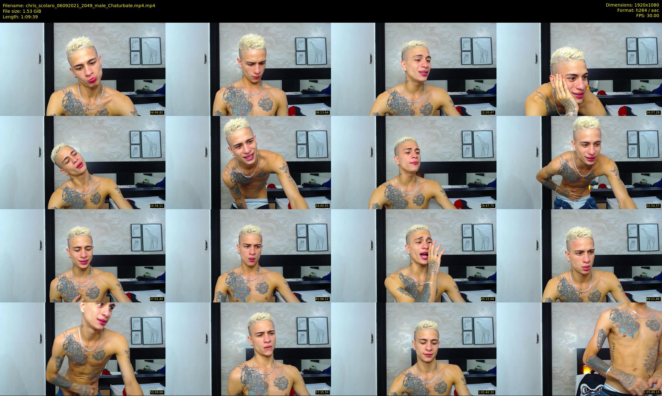 chris_scolaro — 70 minute Chaturbate male cam show recording, 1080p, Sep 6, 2021