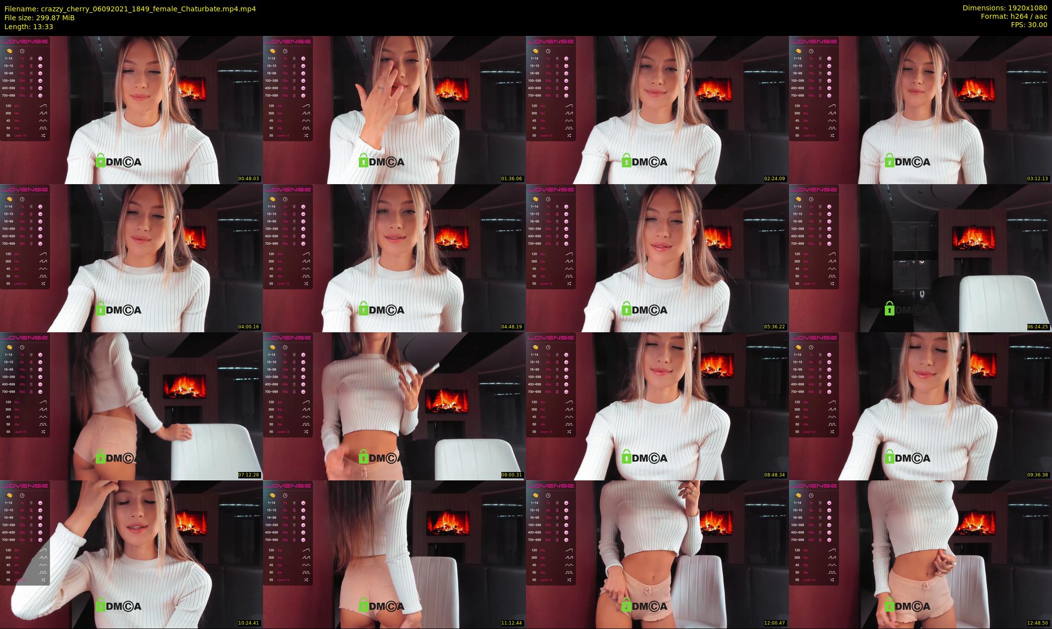 crazzy_cherry — 14 minute Chaturbate female cam show recording, 1080p, Sep 6, 2021