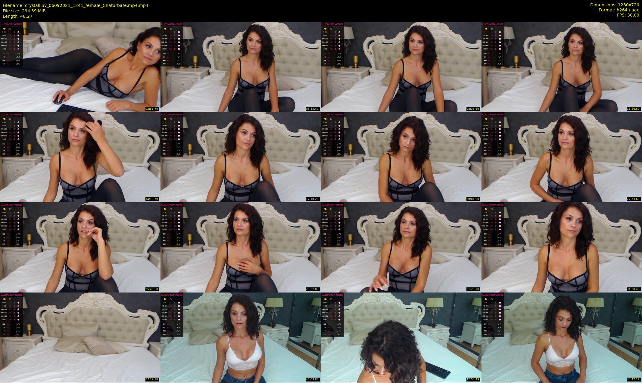 crystallluv — 49 minute Chaturbate female cam show recording, 720p, Sep 6, 2021