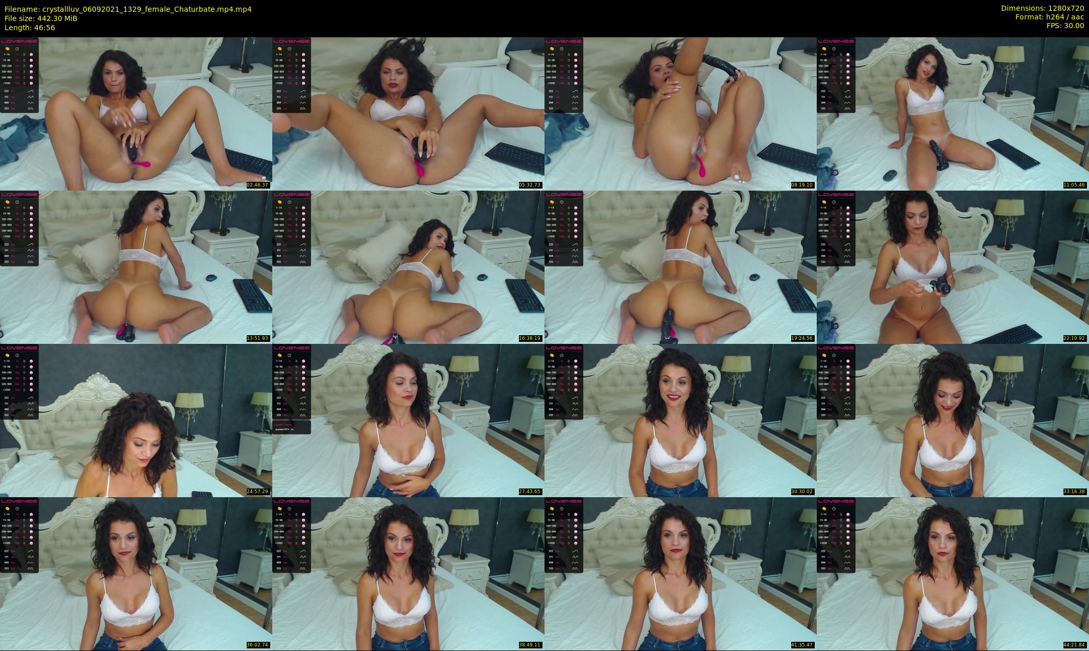 crystallluv — 47 minute Chaturbate female cam show recording, 720p, Sep 6, 2021