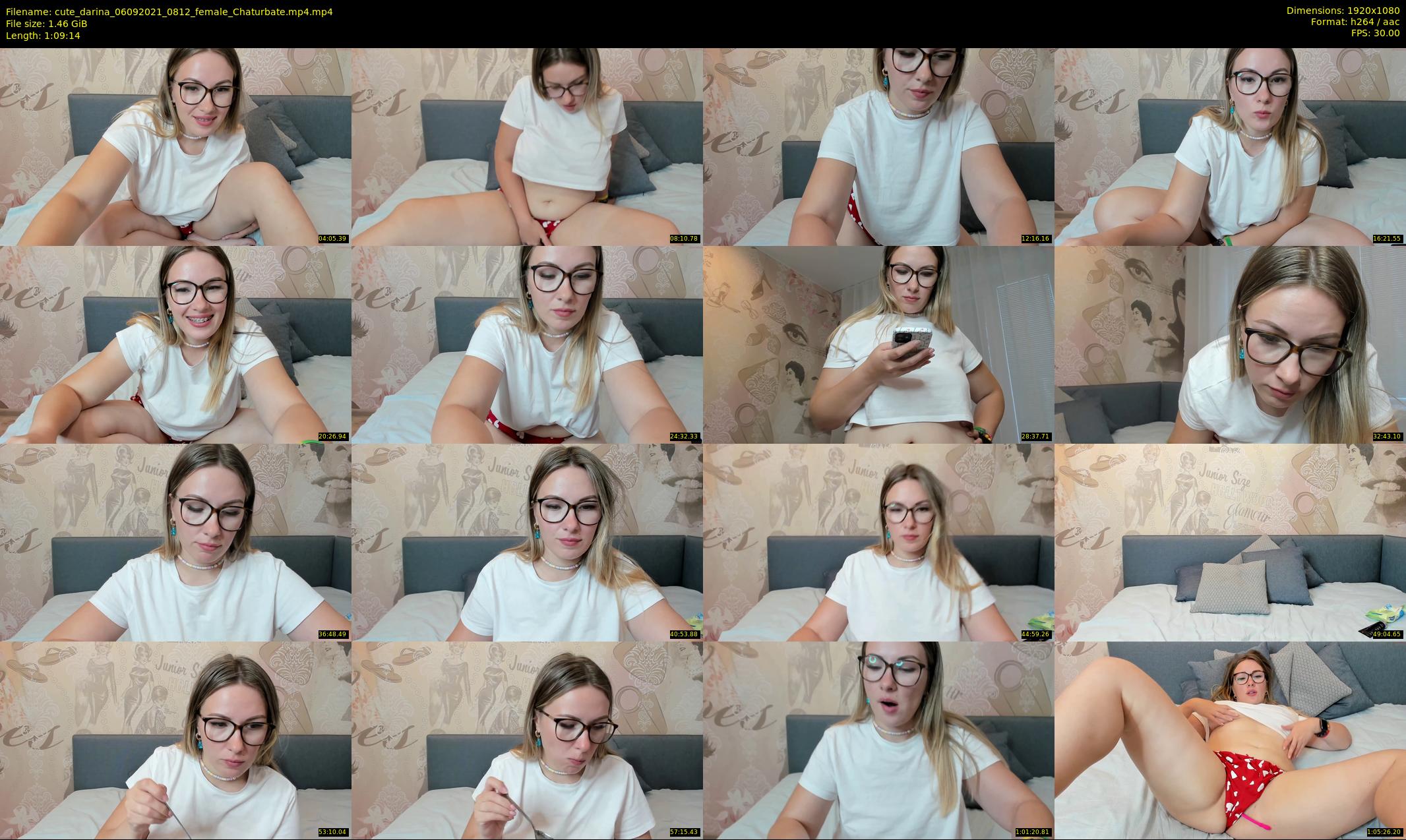 cute_darina — 70 minute Chaturbate female cam show recording, 1080p, Sep 6, 2021