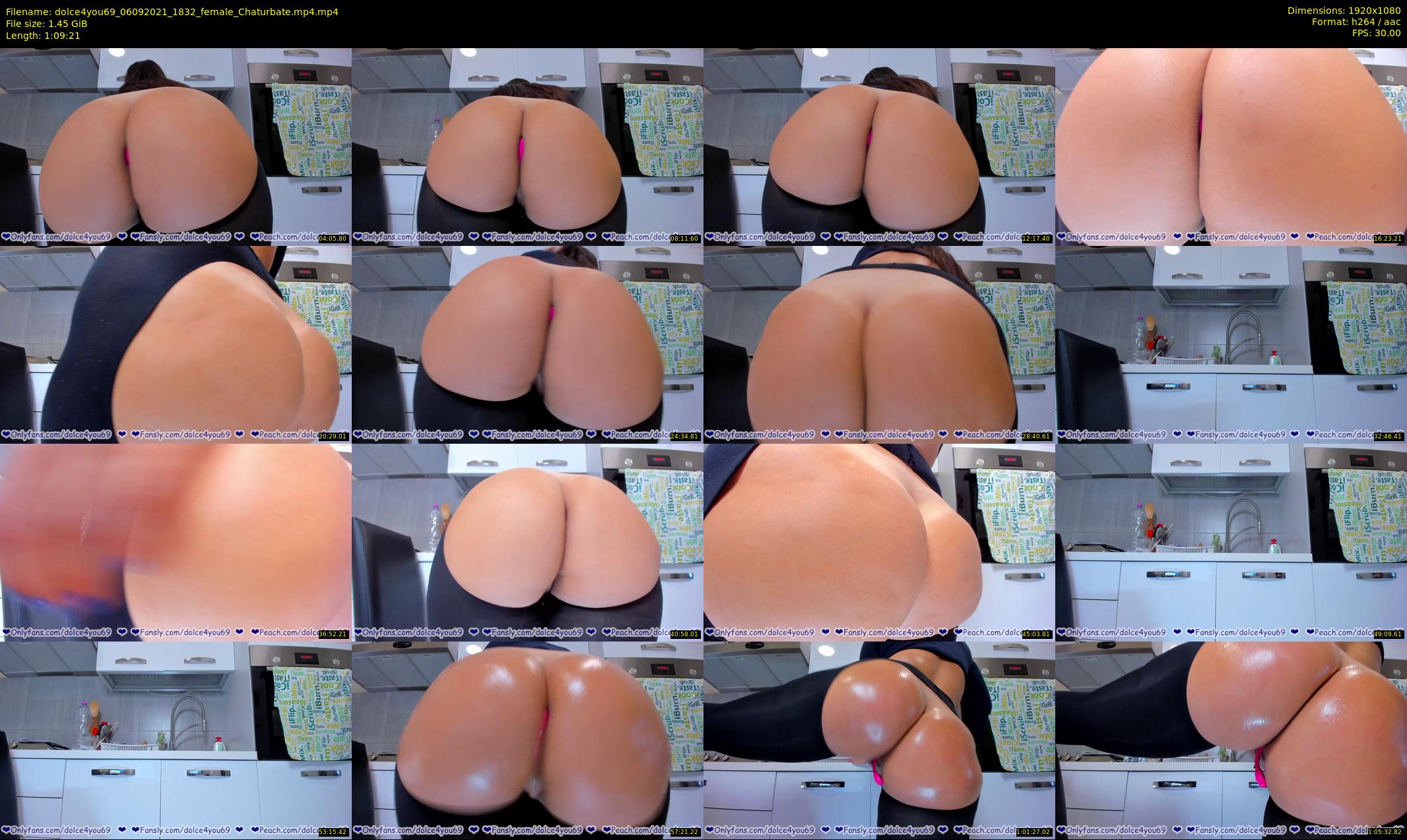 dolce4you69 — 70 minute Chaturbate female cam show recording, 1080p, Sep 6, 2021