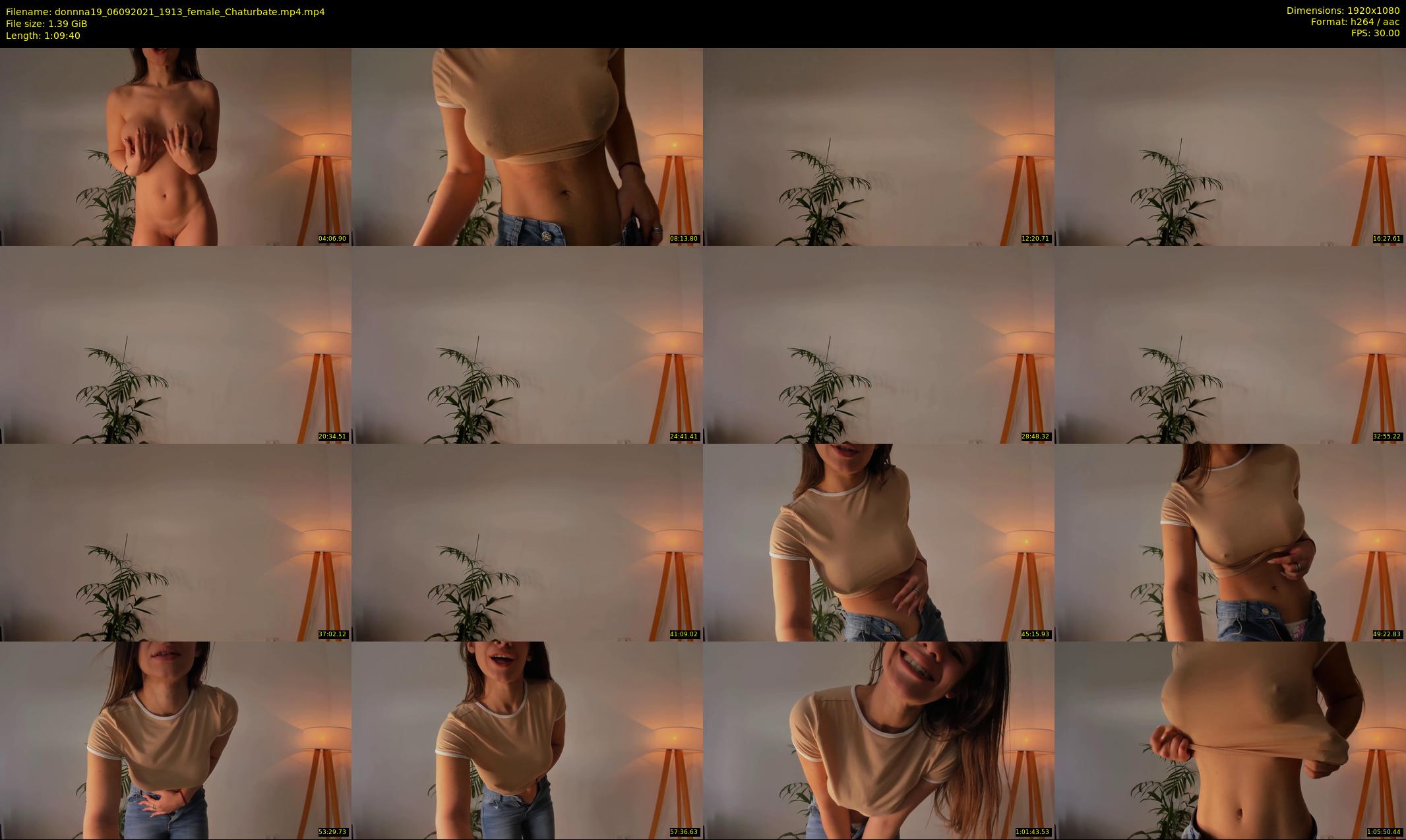 donnna19 — 70 minute Chaturbate female cam show recording, 1080p, Sep 6, 2021