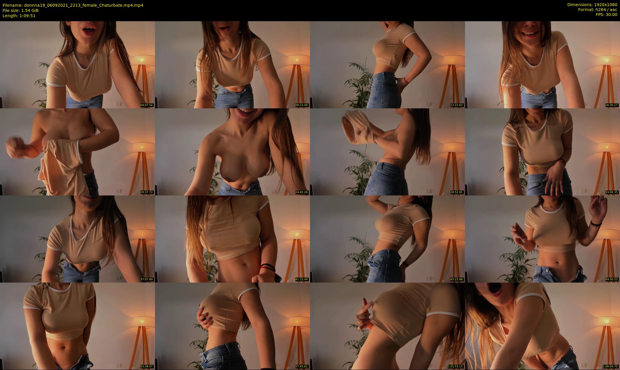 donnna19 — 70 minute Chaturbate female cam show recording, 1080p, Sep 6, 2021