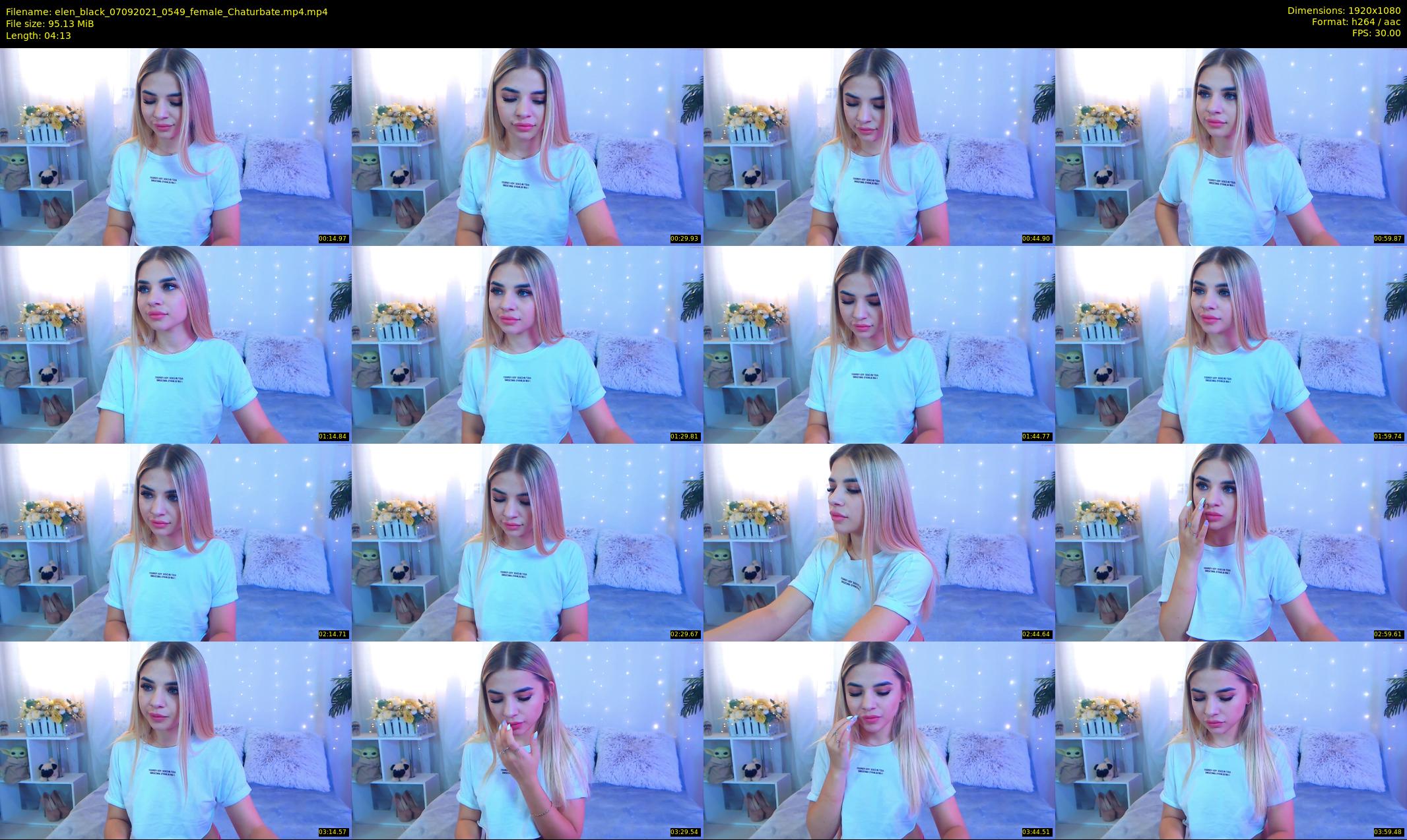 elen_black — 5 minute Chaturbate female cam show recording, 1080p, Sep 7, 2021