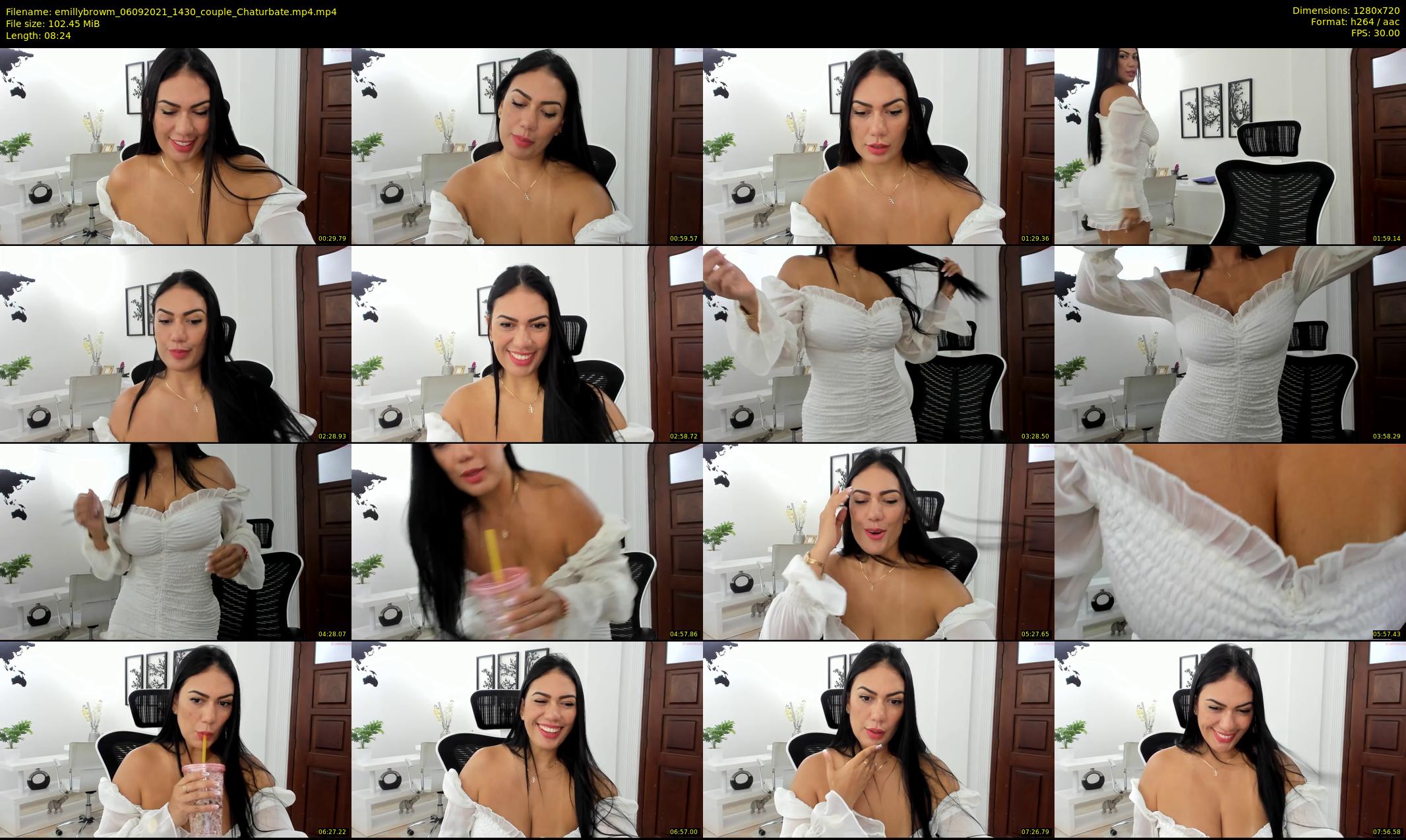 emillybrowm — 9 minute Chaturbate couple cam show recording, 720p, Sep 6, 2021