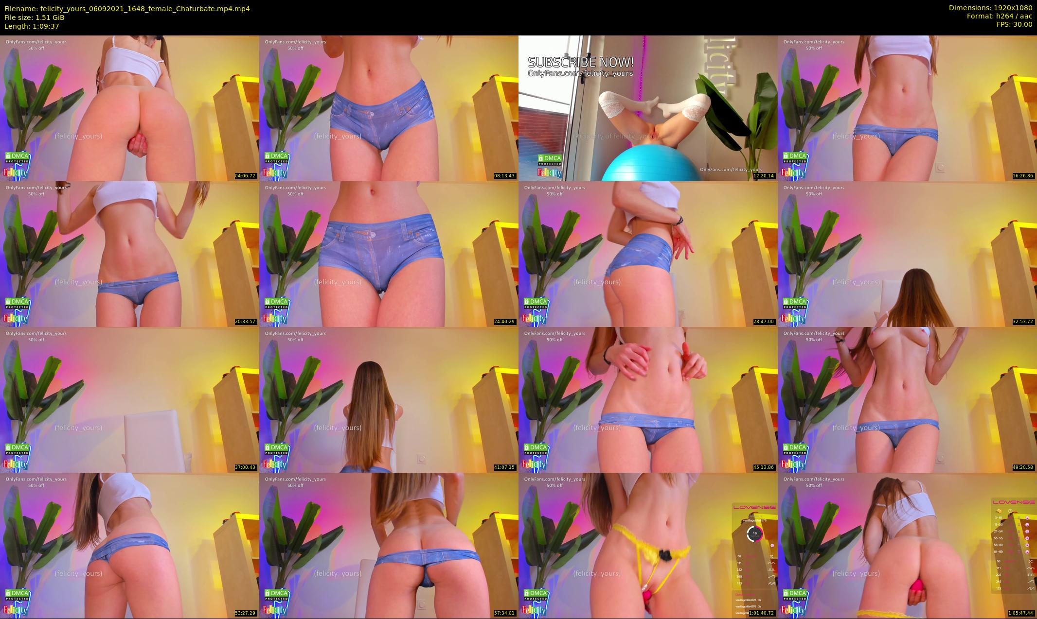felicity_yours — 70 minute Chaturbate female cam show recording, 1080p, Sep 6, 2021