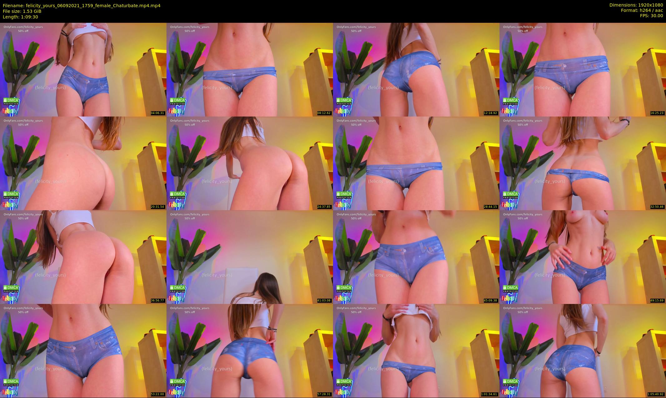 felicity_yours — 70 minute Chaturbate female cam show recording, 1080p, Sep 6, 2021