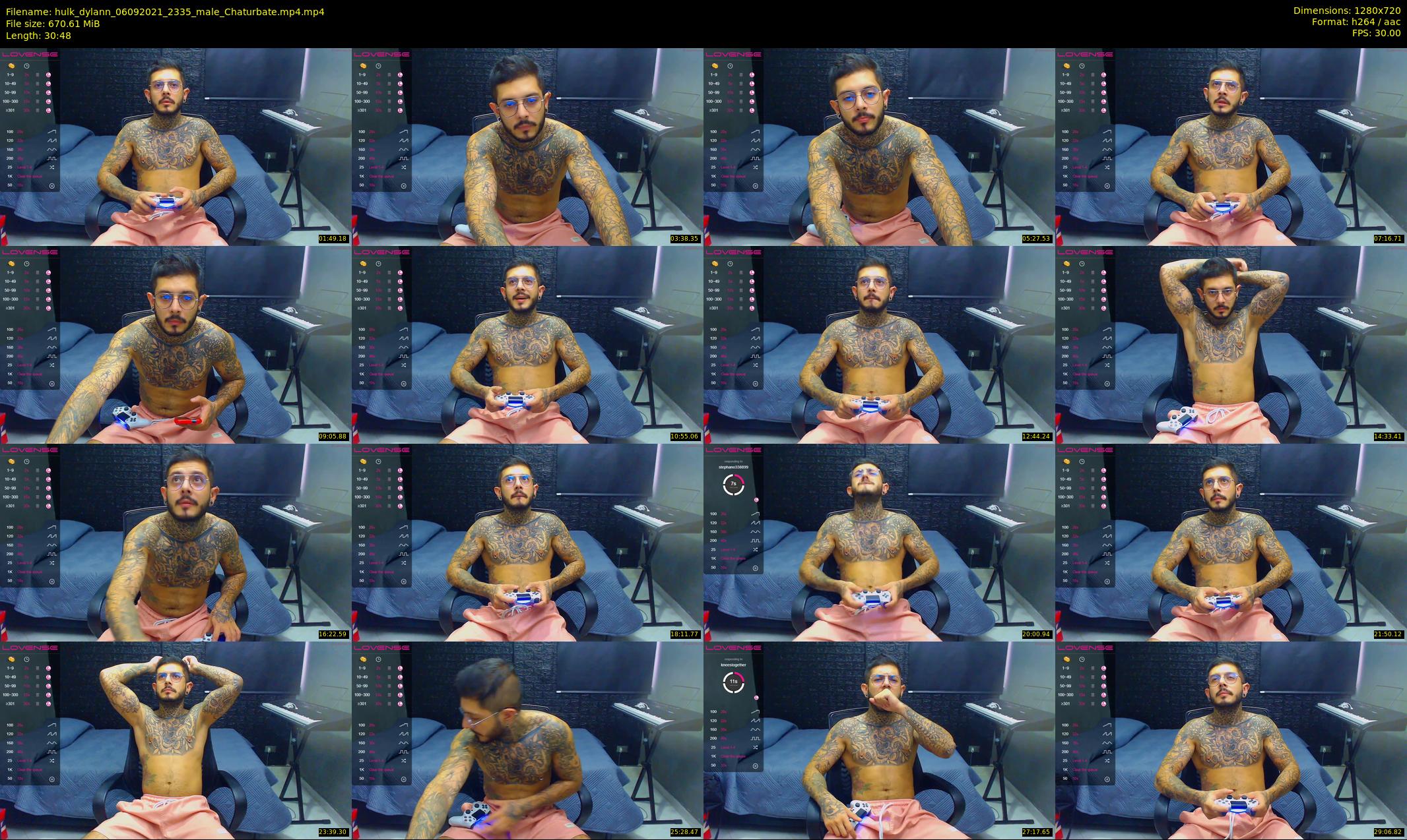 hulk_dylann — 31 minute Chaturbate male cam show recording, 720p, Sep 6, 2021