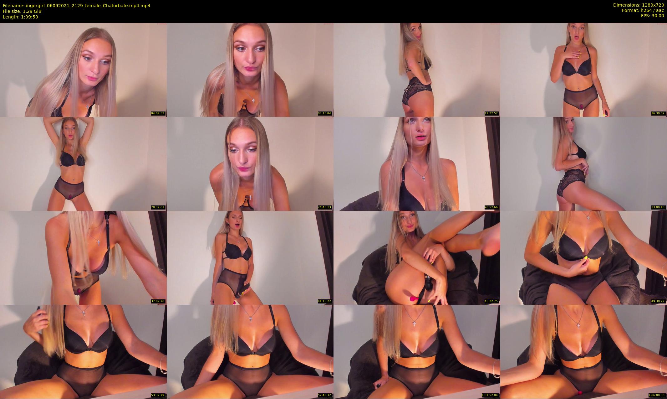 ingergirl — 70 minute Chaturbate female cam show recording, 720p, Sep 6, 2021