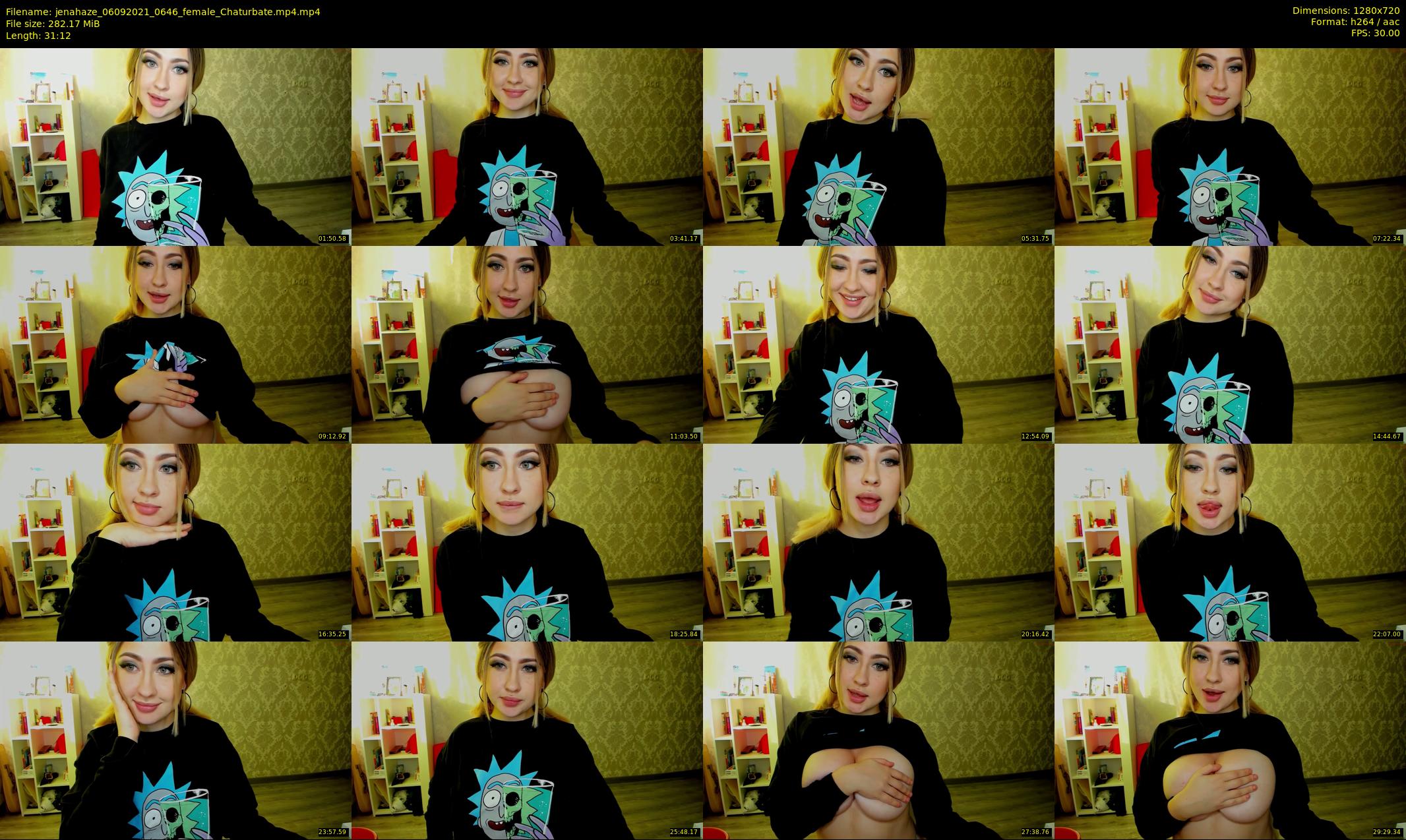 jenahaze — 32 minute Chaturbate female cam show recording, 720p, Sep 6, 2021