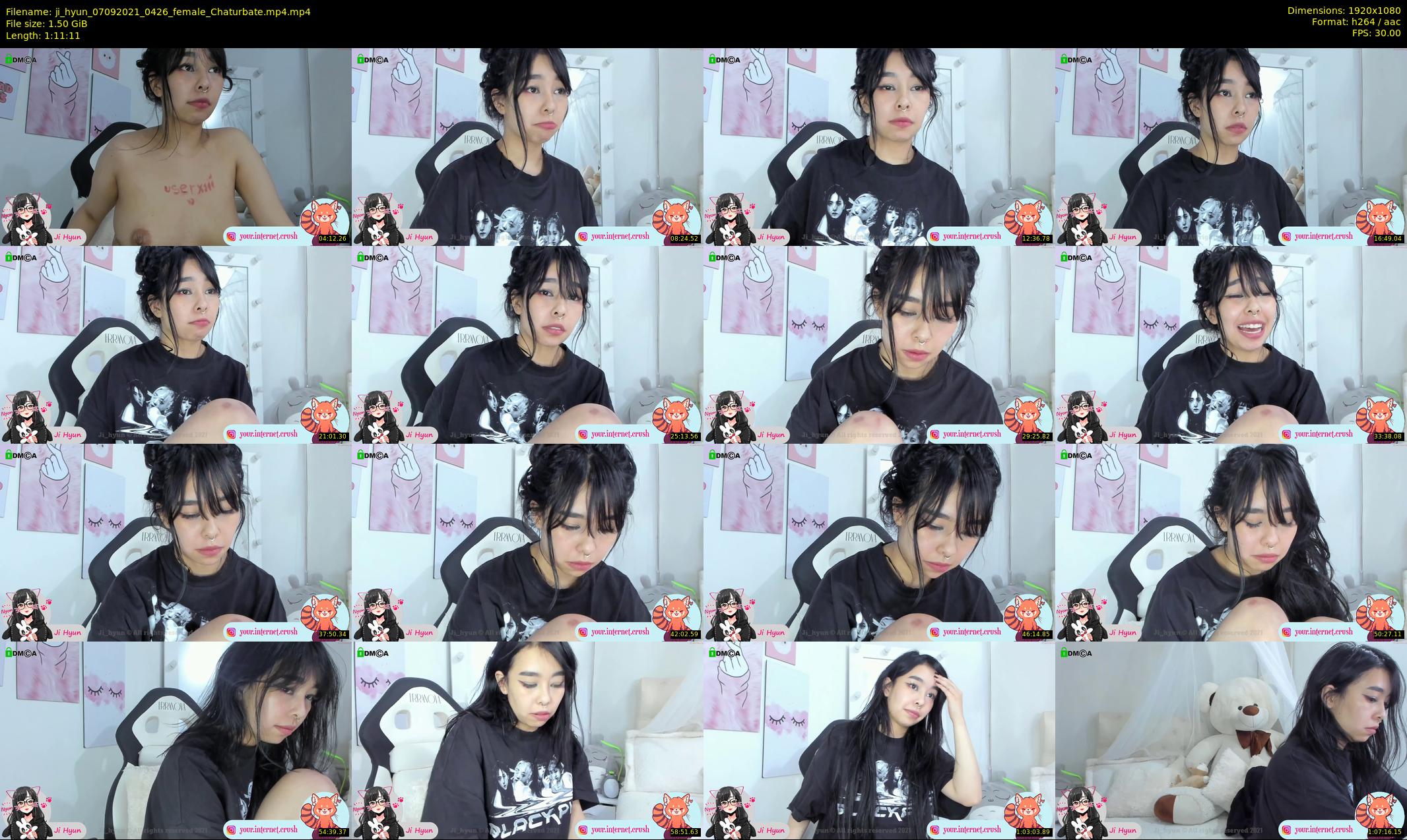ji_hyun — 72 minute Chaturbate female cam show recording, 1080p, Sep 7, 2021