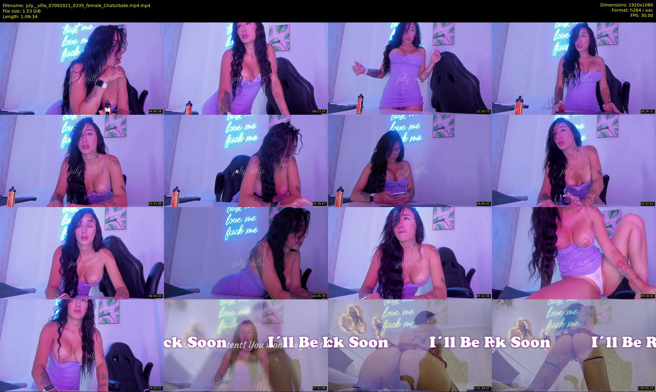 july__villa — 70 minute Chaturbate female cam show recording, 1080p, Sep 7, 2021
