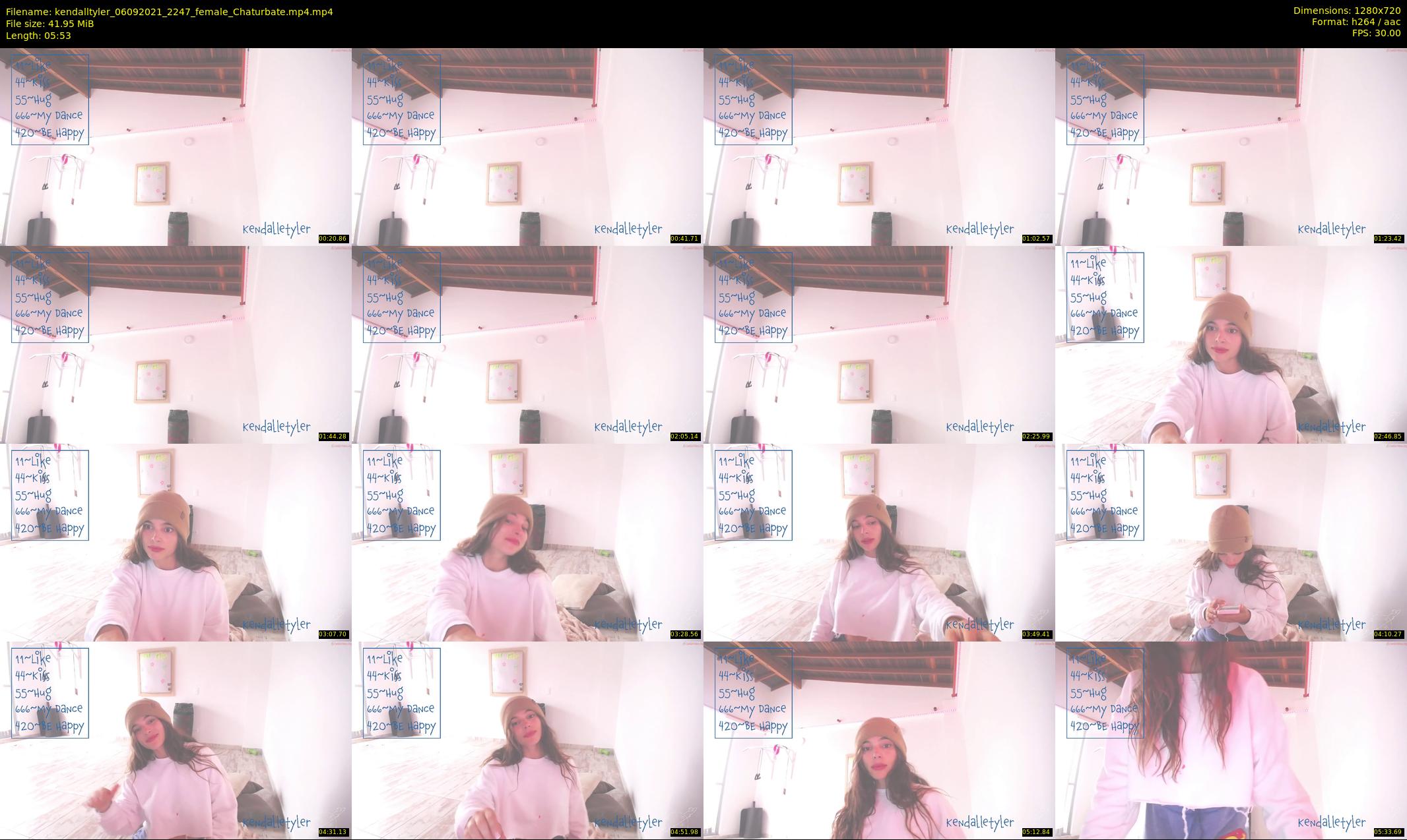 kendalltyler — 6 minute Chaturbate female cam show recording, 720p, Sep 6, 2021