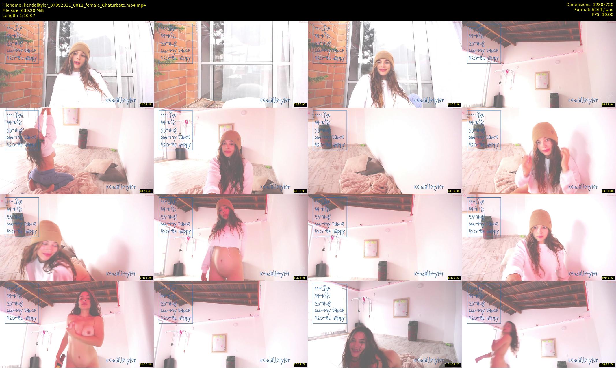 kendalltyler — 71 minute Chaturbate female cam show recording, 720p, Sep 7, 2021