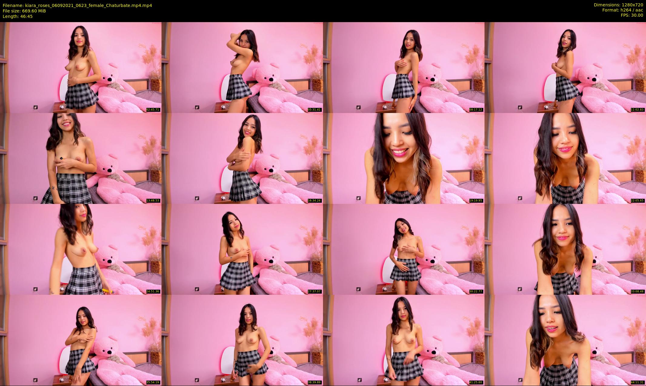 kiara_roses — 47 minute Chaturbate female cam show recording, 720p, Sep 6, 2021