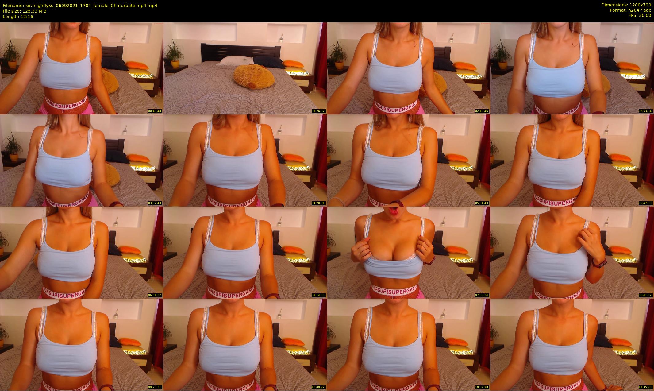 kiranightlyxo — 13 minute Chaturbate female cam show recording, 720p, Sep 6, 2021