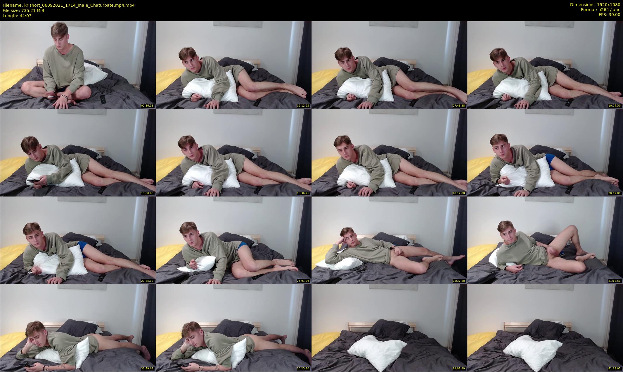 krishort — 45 minute Chaturbate male cam show recording, 1080p, Sep 6, 2021