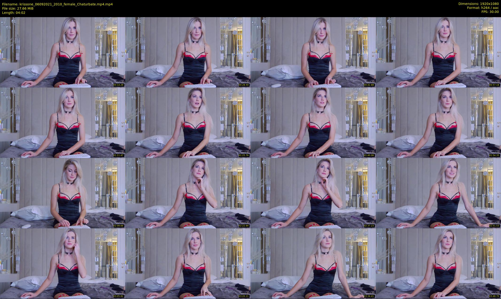 krissone — 5 minute Chaturbate female cam show recording, 1080p, Sep 6, 2021