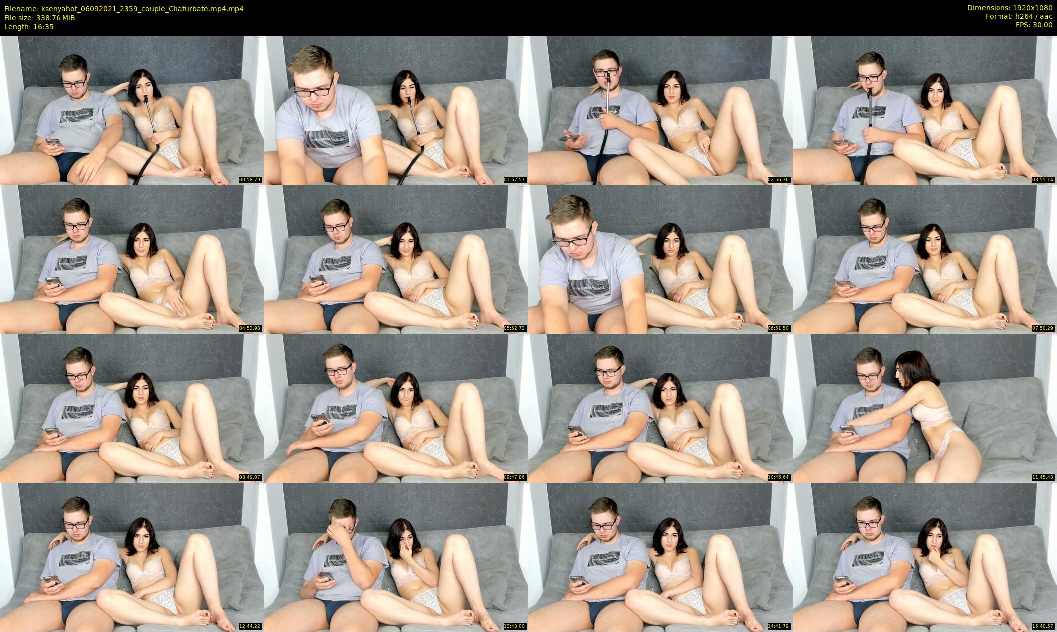 ksenyahot — 17 minute Chaturbate couple cam show recording, 1080p, Sep 6, 2021