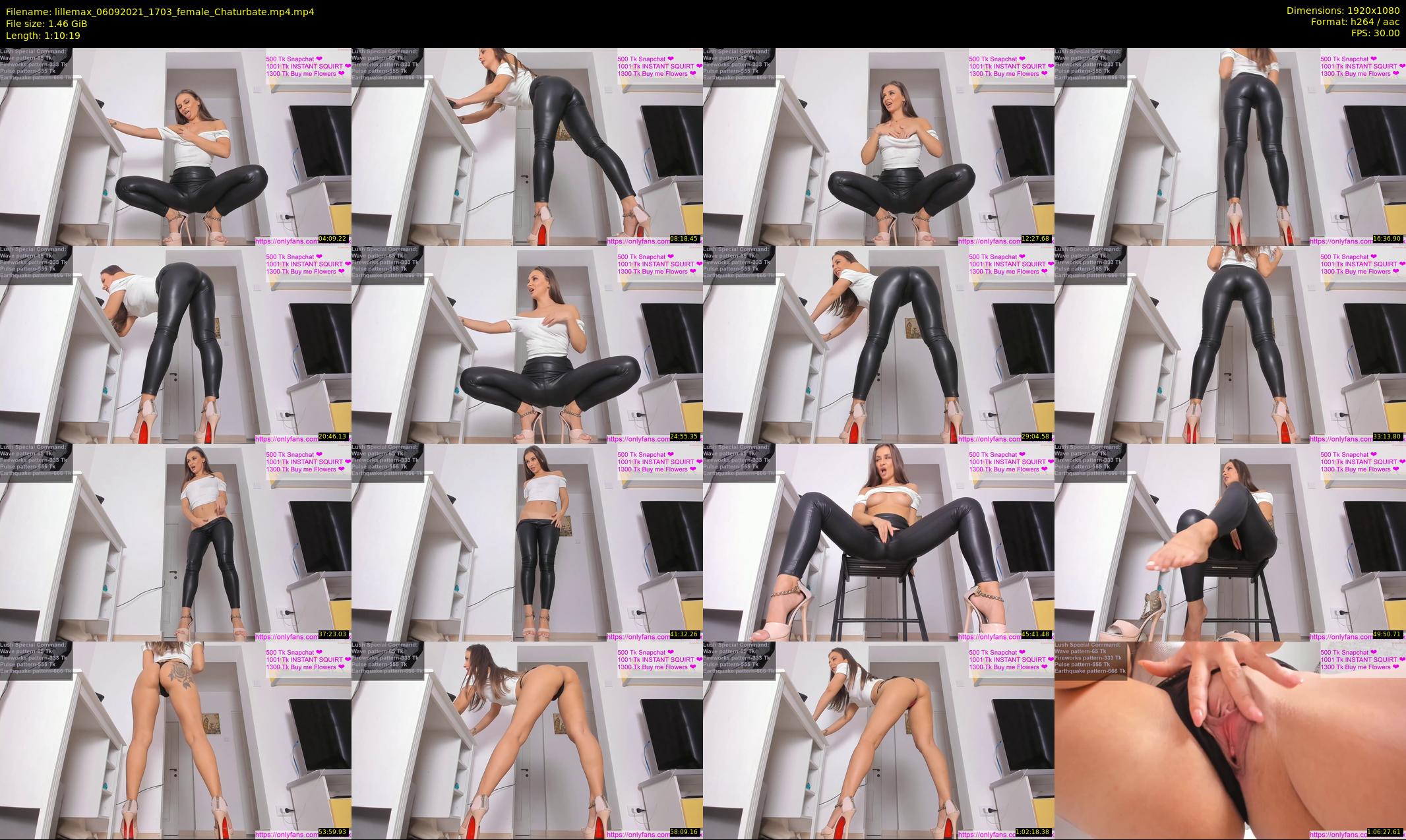 lillemax — 71 minute Chaturbate female cam show recording, 1080p, Sep 6, 2021