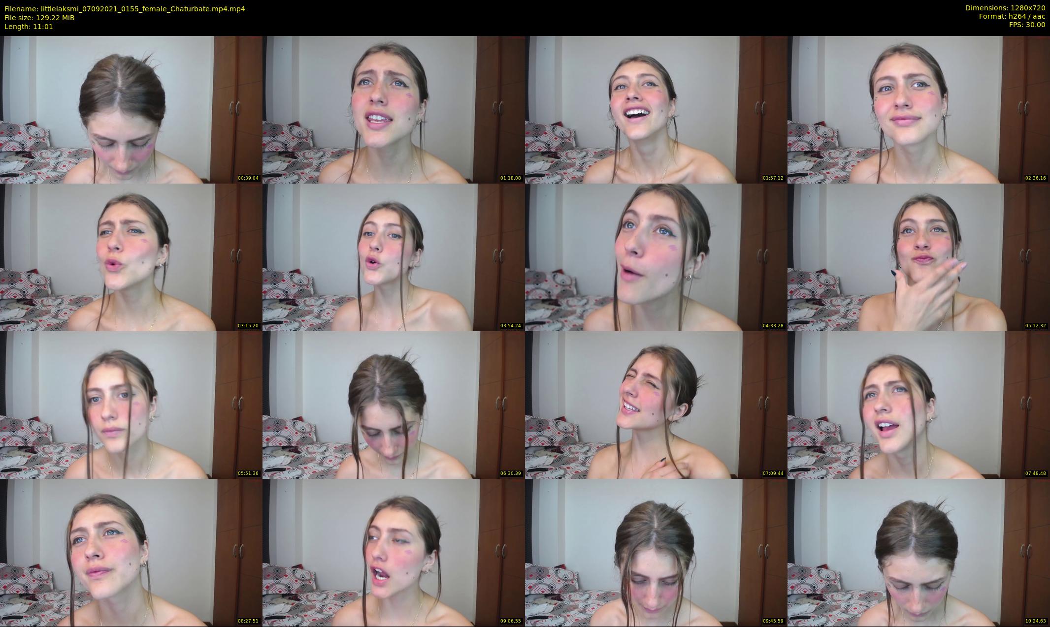 littlelaksmi — 12 minute Chaturbate female cam show recording, 720p, Sep 7, 2021