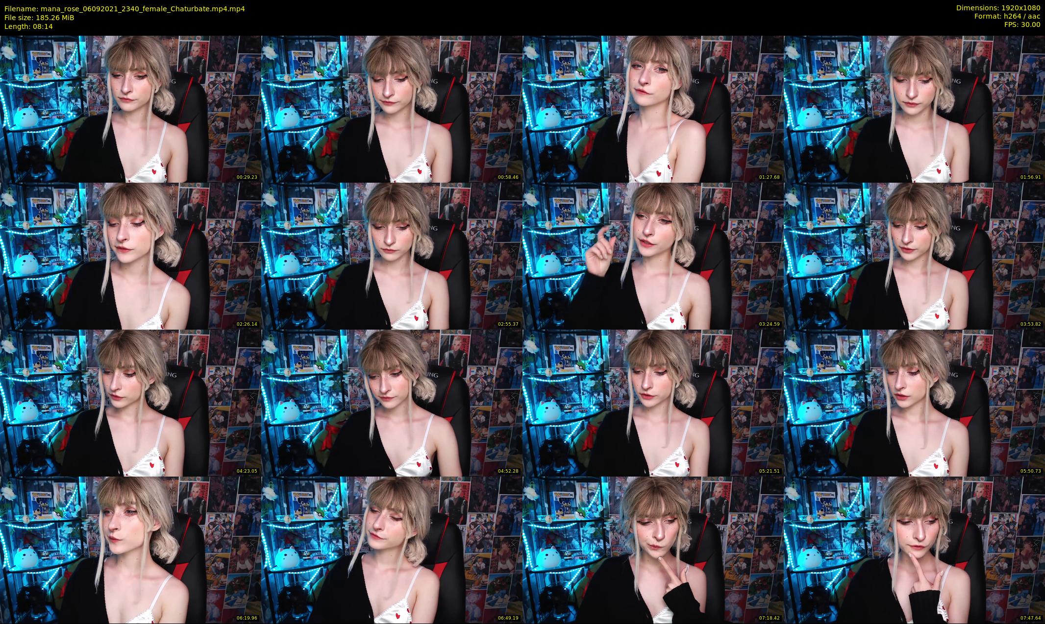 mana_rose — 9 minute Chaturbate female cam show recording, 1080p, Sep 6, 2021