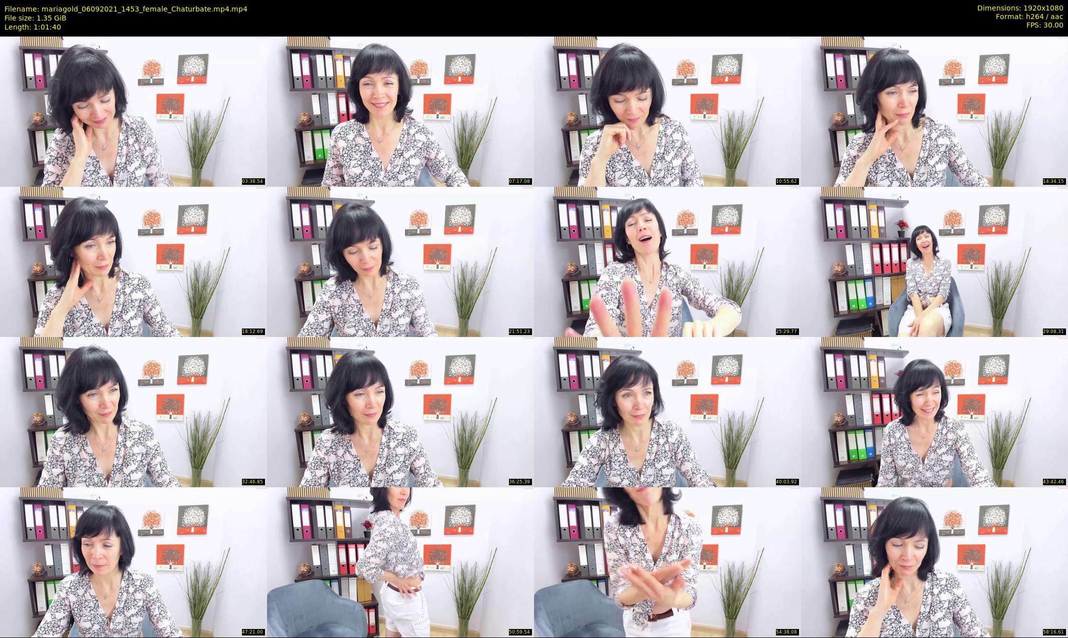 mariagold — 62 minute Chaturbate female cam show recording, 1080p, Sep 6, 2021