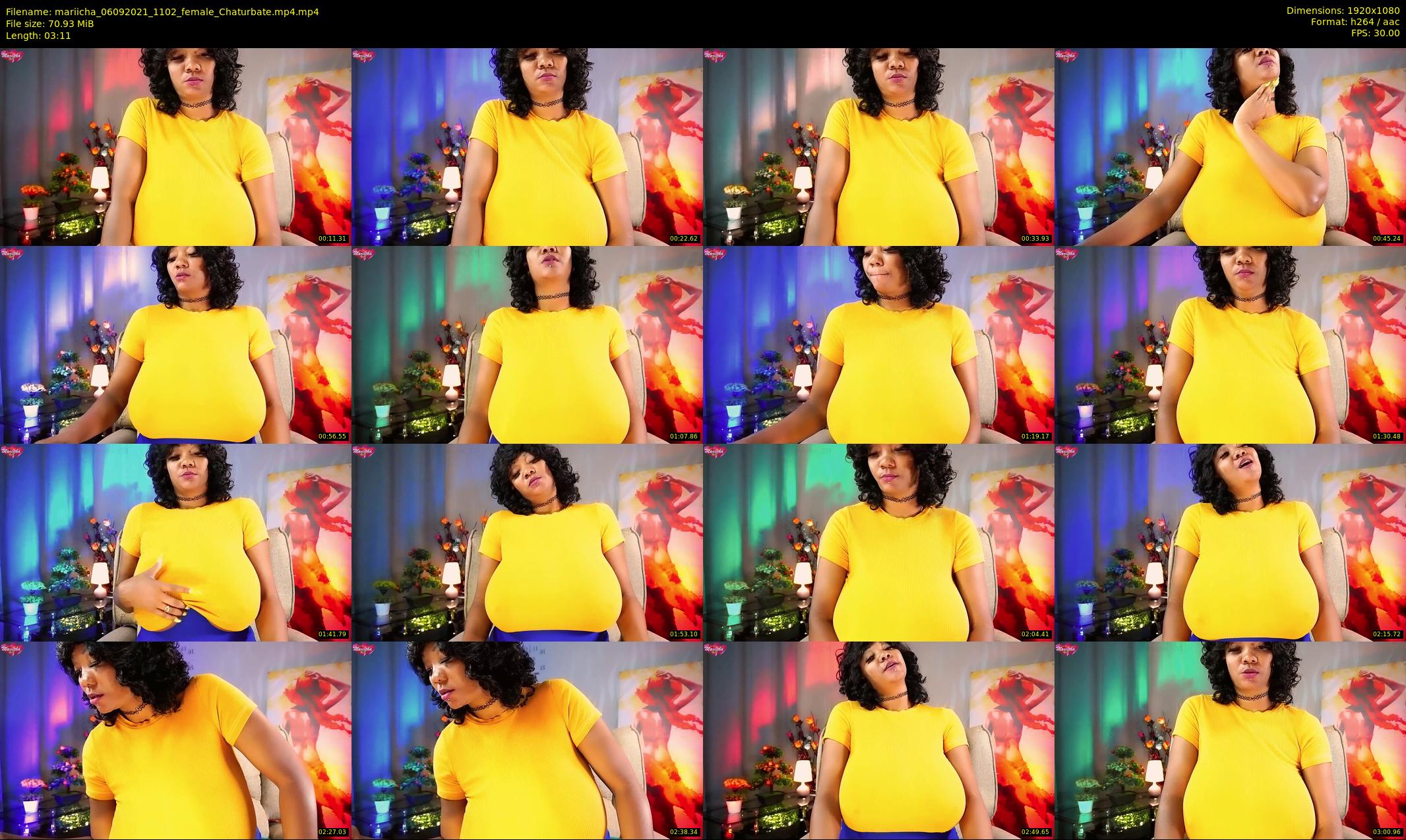 mariicha — 4 minute Chaturbate female cam show recording, 1080p, Sep 6, 2021