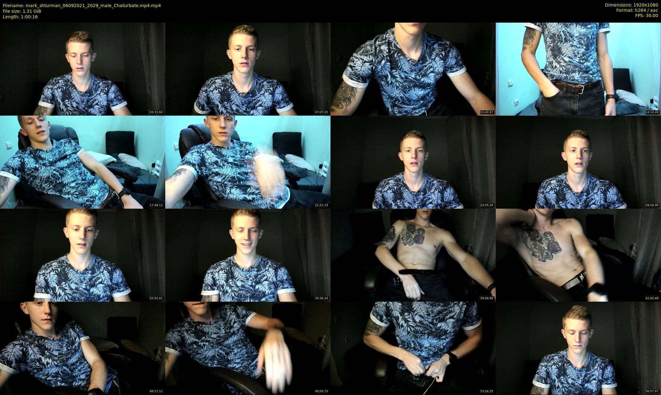 mark_shturman — 61 minute Chaturbate male cam show recording, 1080p, Sep 6, 2021