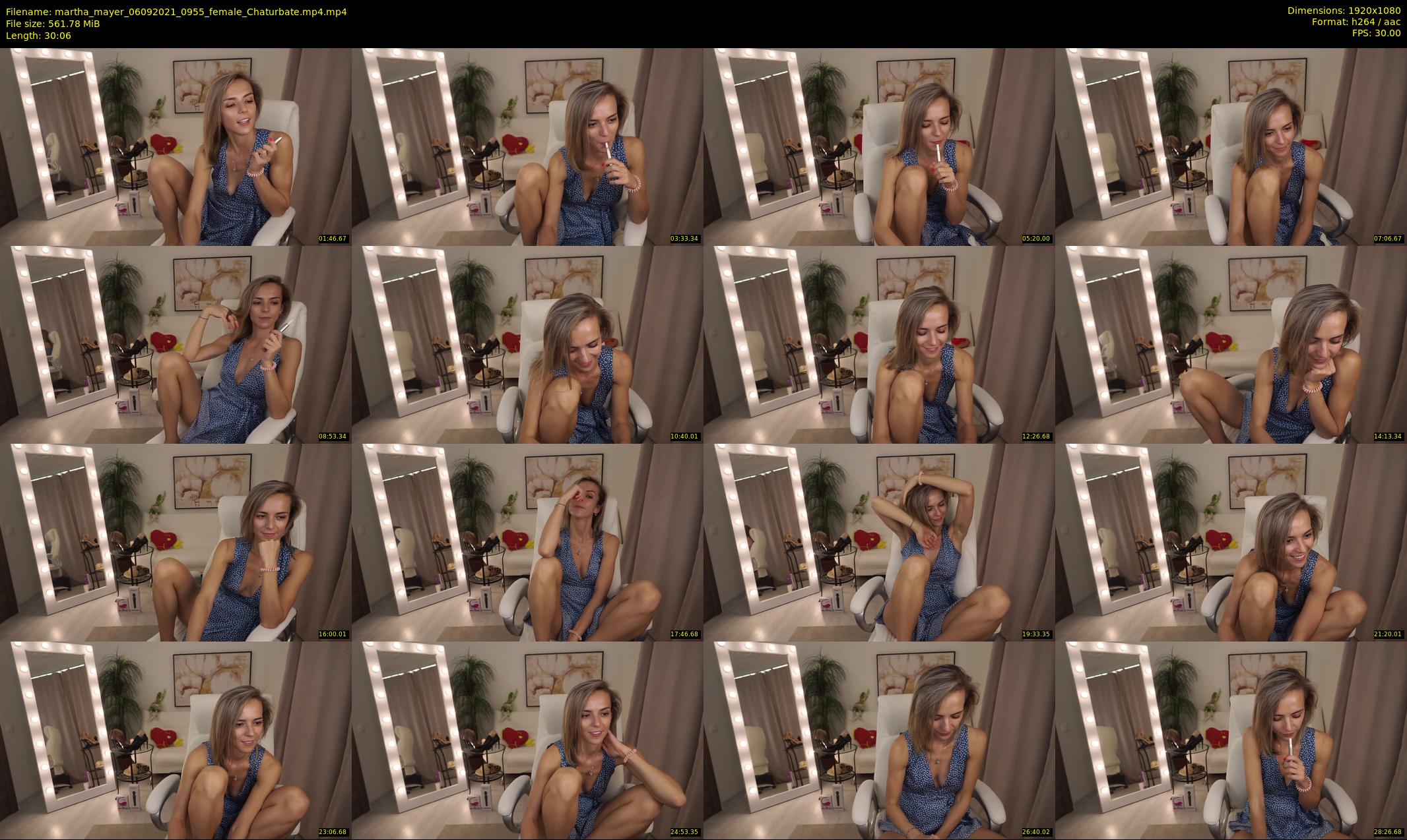 martha_mayer — 31 minute Chaturbate female cam show recording, 1080p, Sep 6, 2021