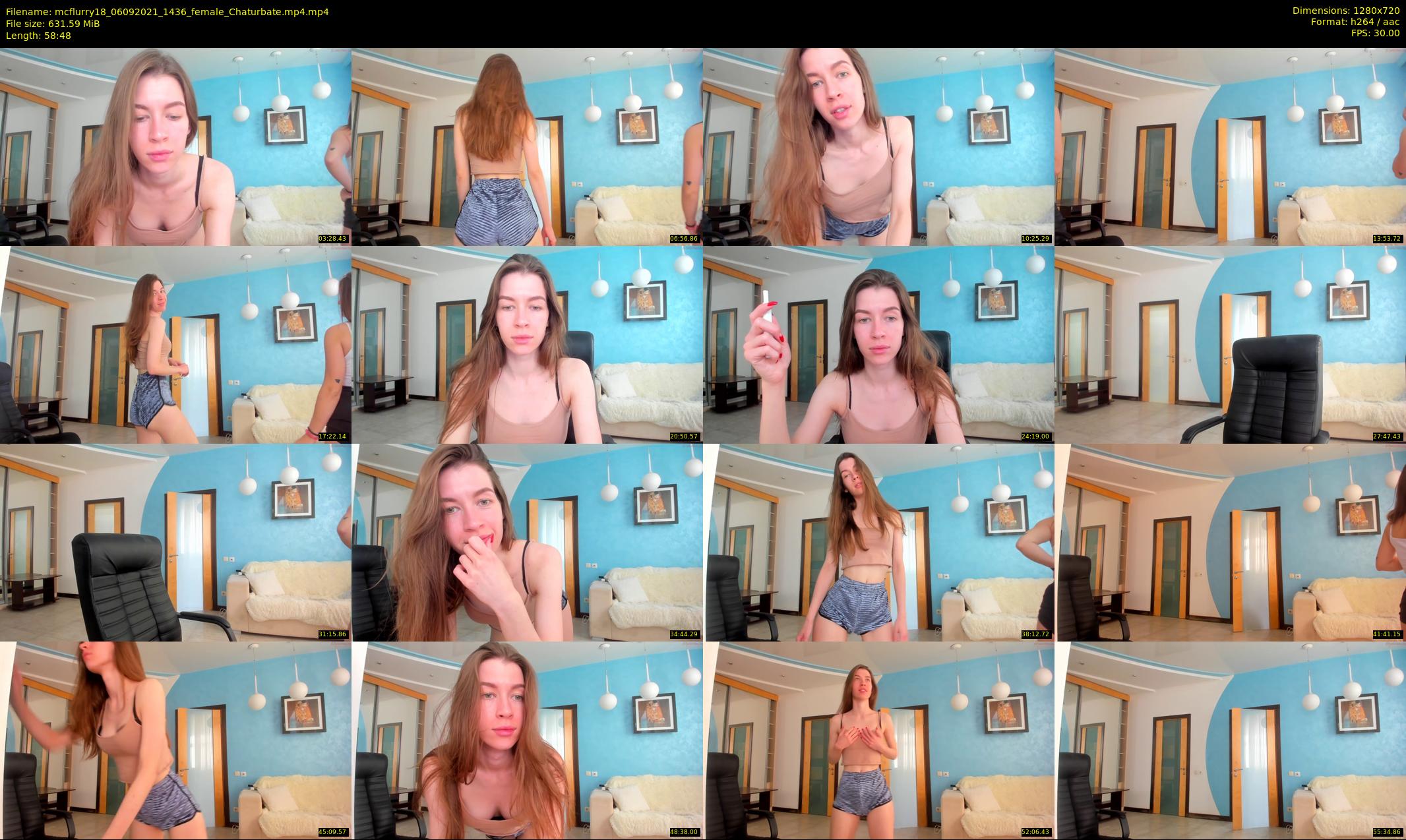 mcflurry18 — 59 minute Chaturbate female cam show recording, 720p, Sep 6, 2021