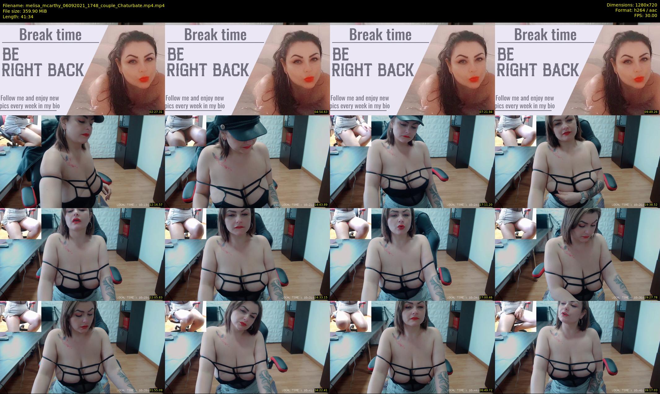 melisa_mcarthy — 42 minute Chaturbate couple cam show recording, 720p, Sep 6, 2021