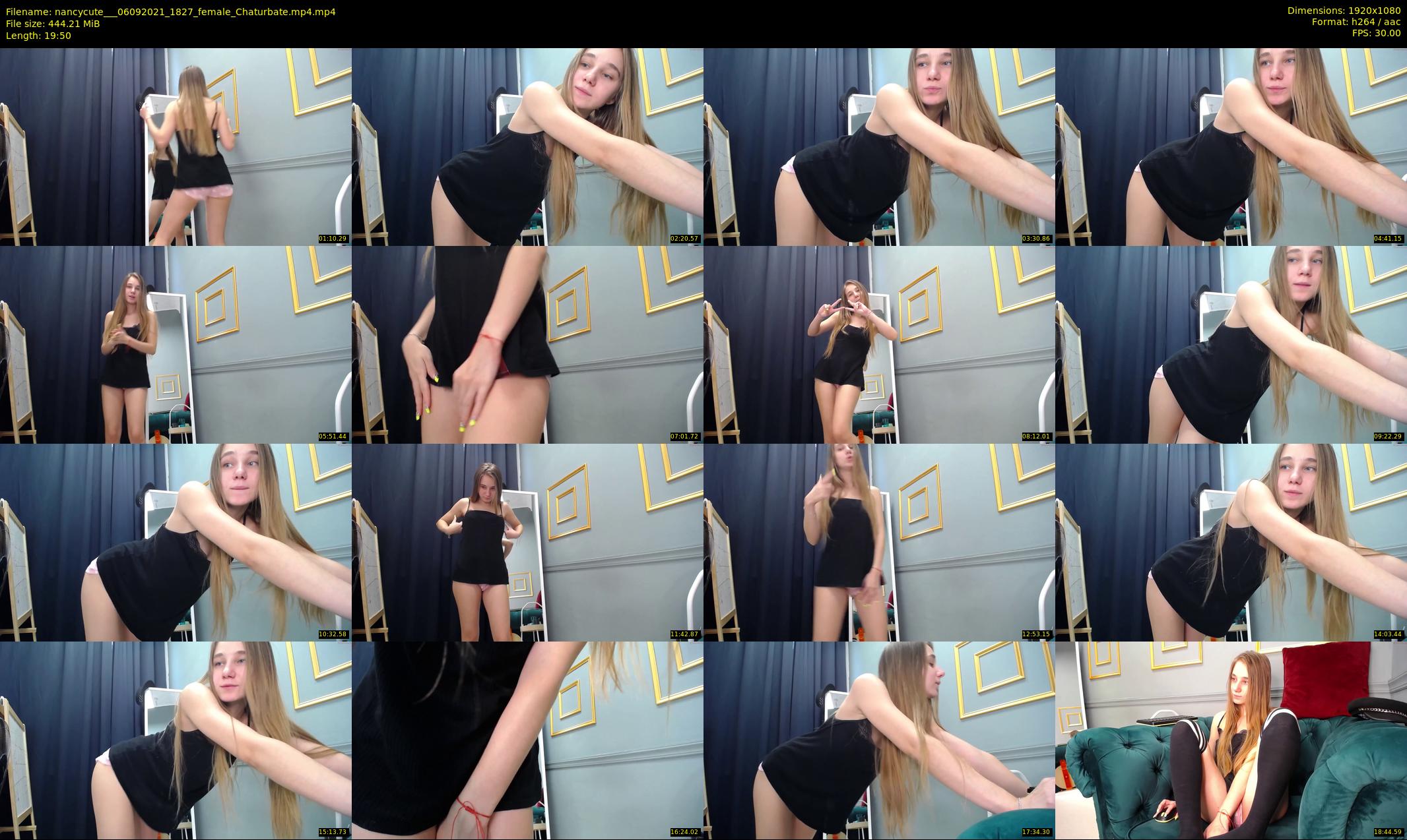 nancycute__ — 20 minute Chaturbate female cam show recording, 1080p, Sep 6, 2021