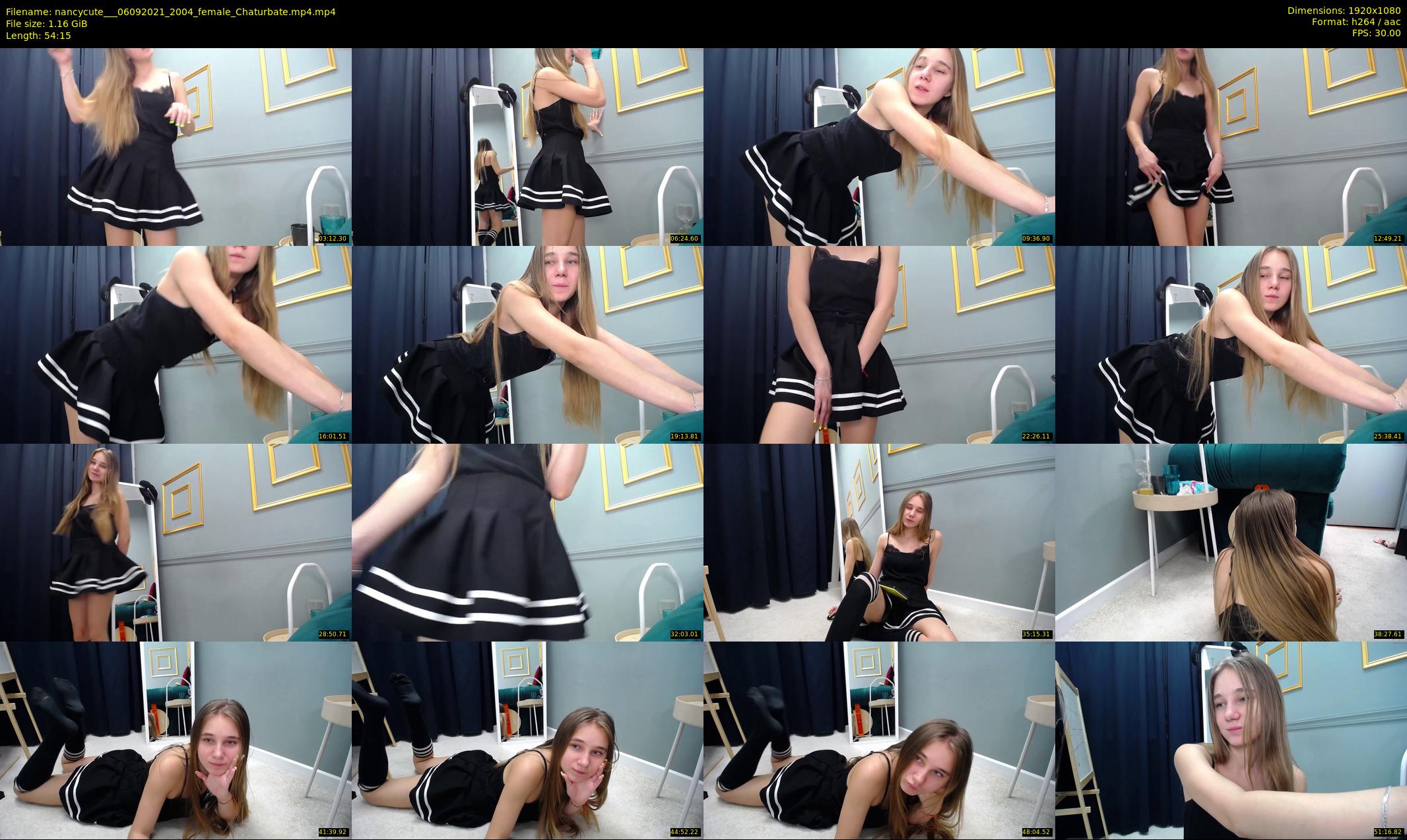 nancycute__ — 55 minute Chaturbate female cam show recording, 1080p, Sep 6, 2021