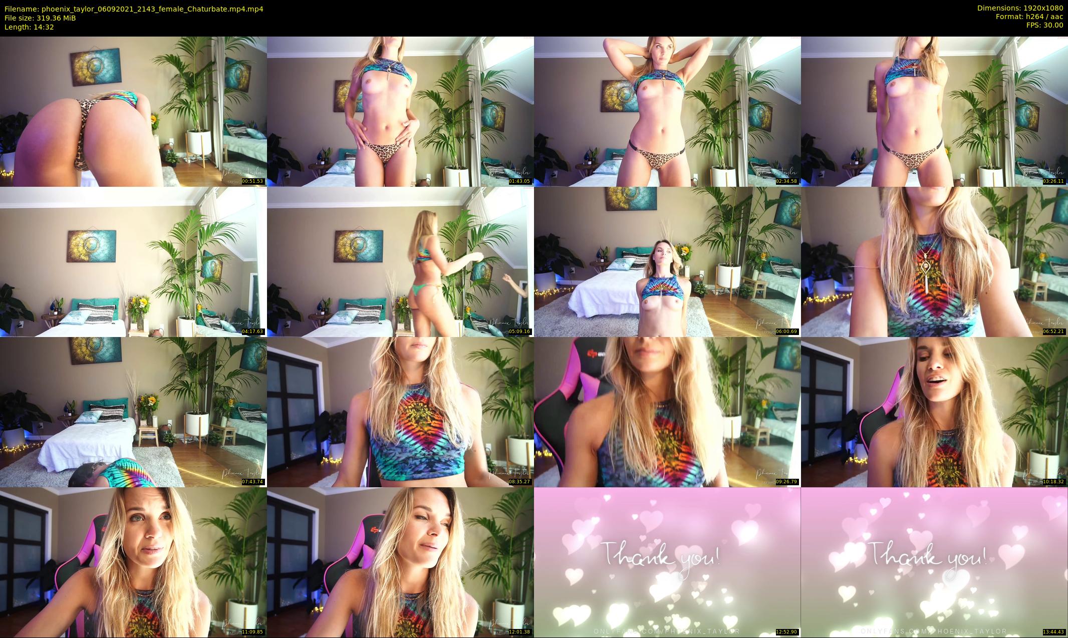 phoenix_taylor — 15 minute Chaturbate female cam show recording, 1080p, Sep 6, 2021