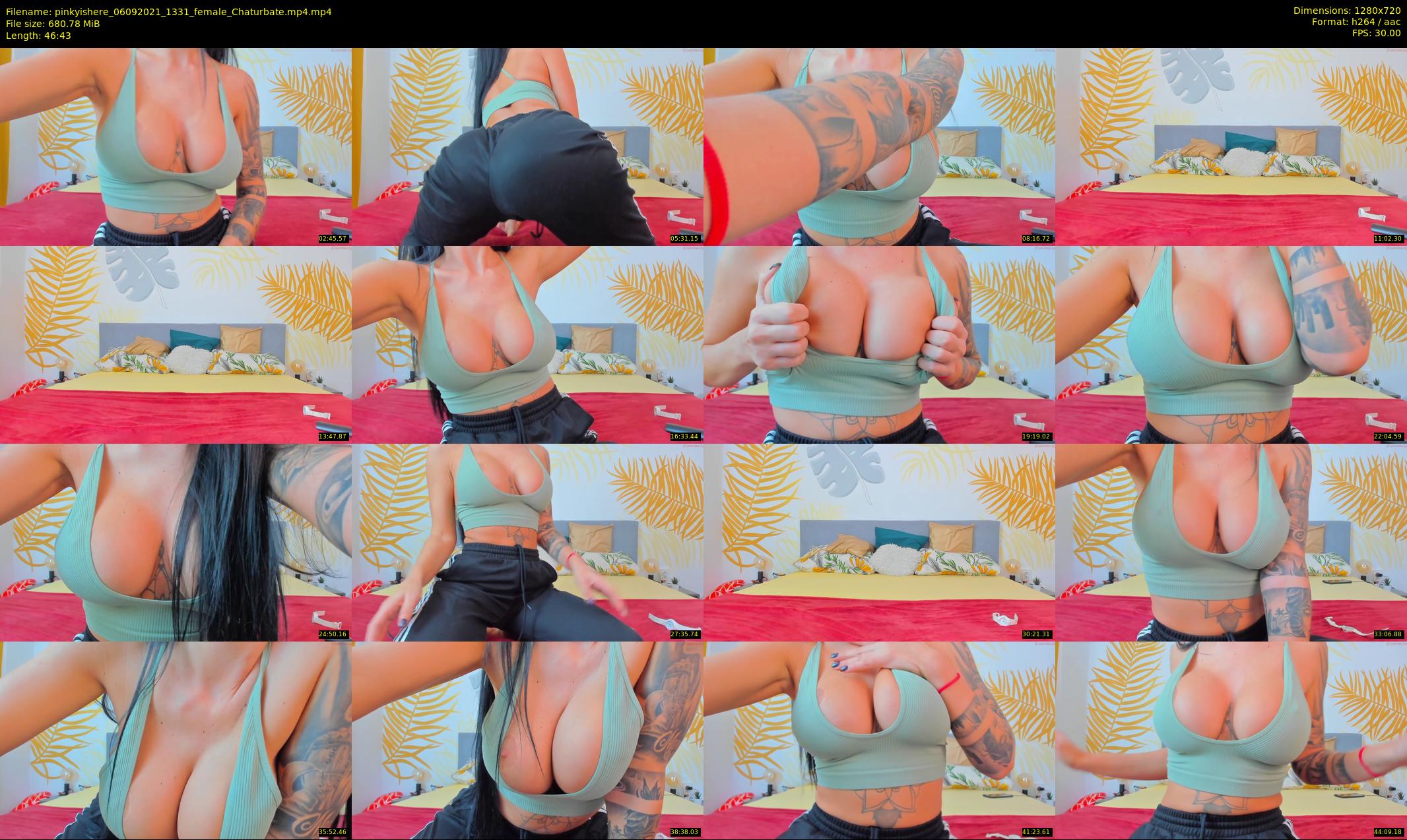 pinkyishere — 47 minute Chaturbate female cam show recording, 720p, Sep 6, 2021
