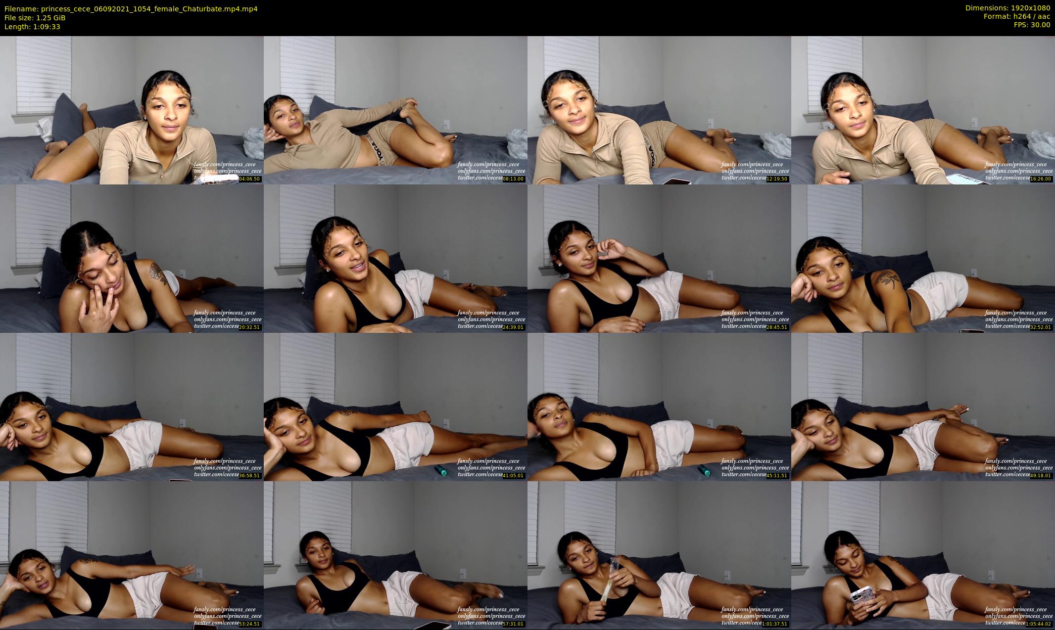 princess_cece — 70 minute Chaturbate female cam show recording, 1080p, Sep 6, 2021
